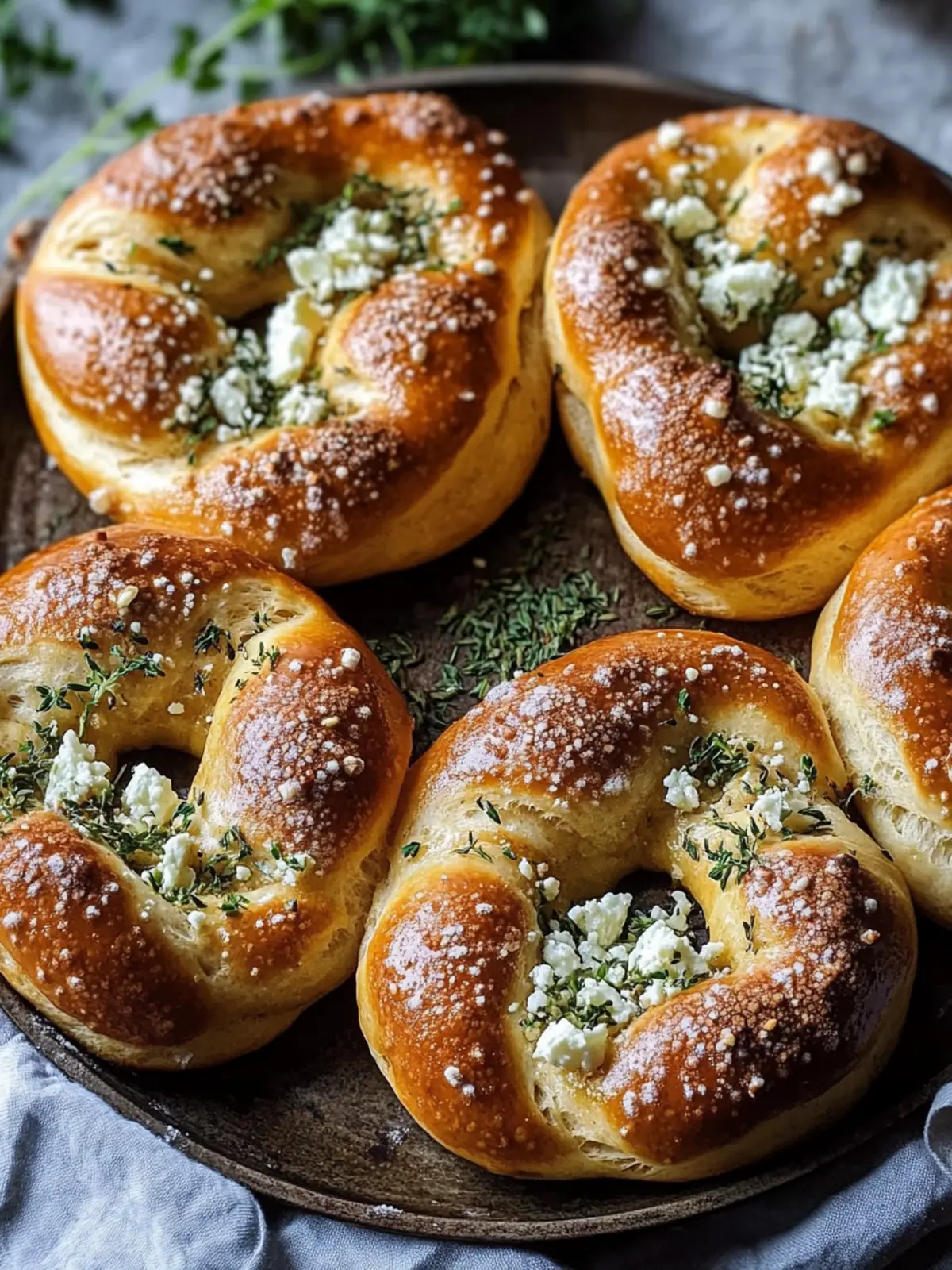 Mouthwatering Feta Herb Pretzels You Can’t Resist 5 Feta Herb Pretzels