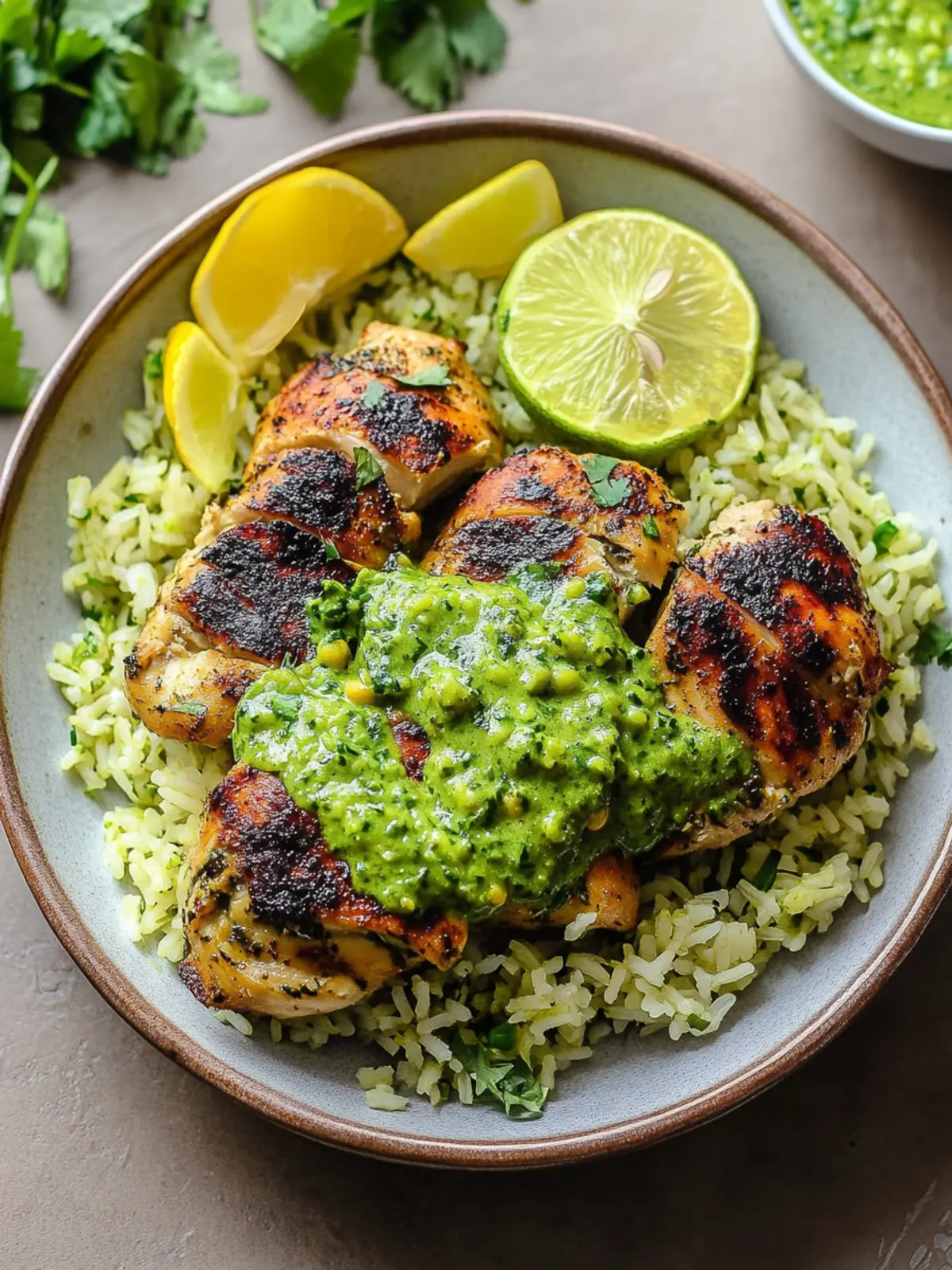 Peruvian Chicken and Rice with Green Sauce You'll Crave 2 Peruvian Chicken and Rice with Green Sauce