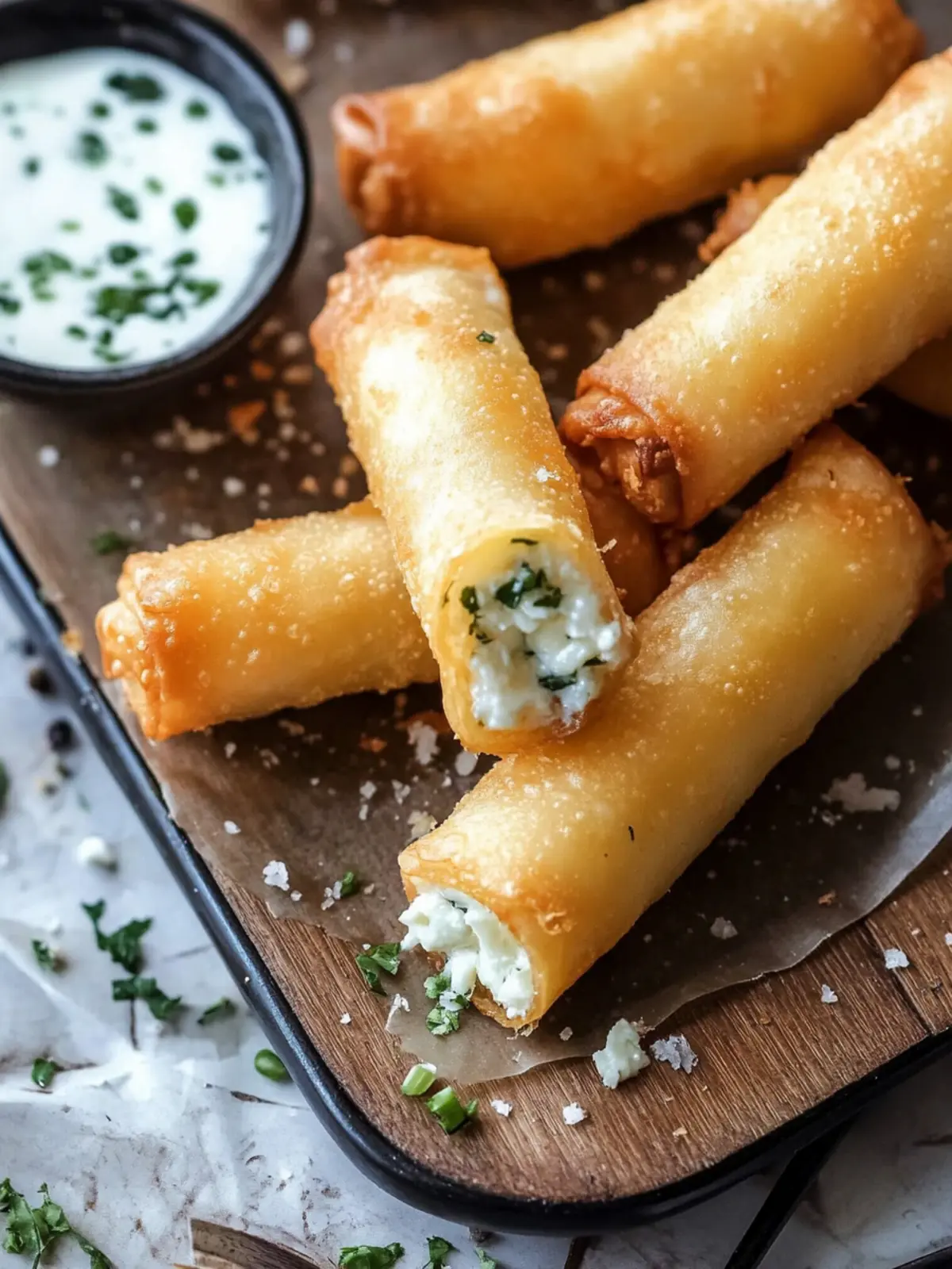 Crispy Cheese Rolls: Irresistible Sigara Boregi Recipe at Home 4 Sigara Boregi (Crispy Cheese Rolls)