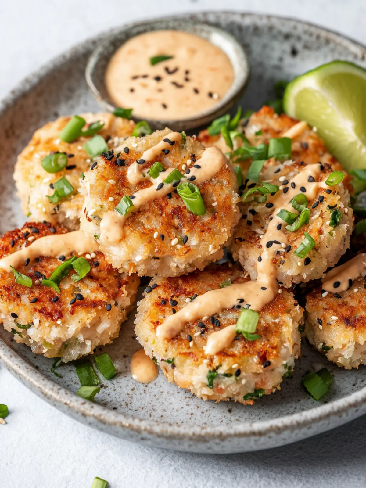 Delicious Asian-Style Tuna Cakes with Spicy Mayo You’ll Love 3 Asian-style Tuna Cakes with Spicy Mayo