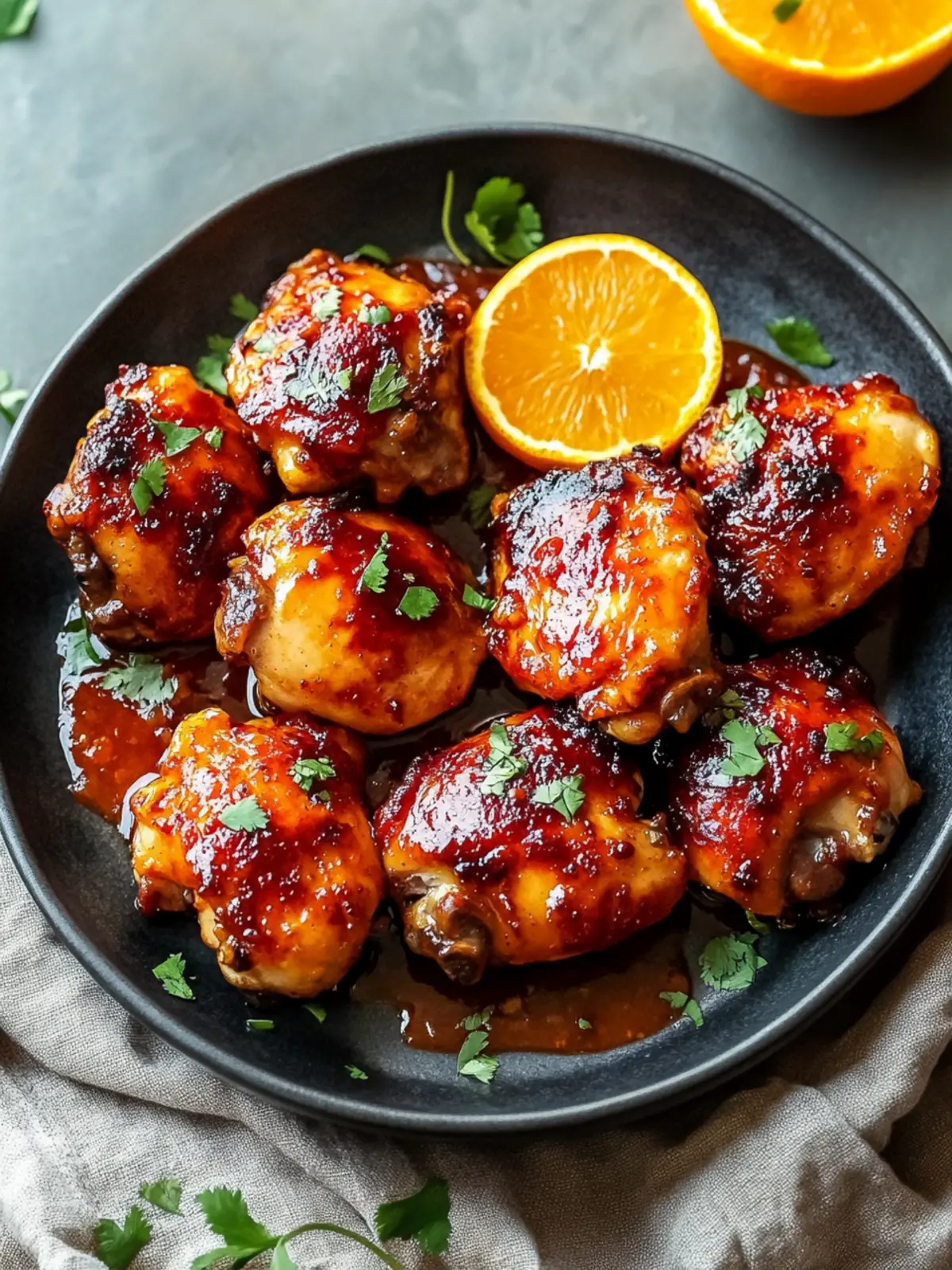 Spicy-Sweet Harissa Orange Chicken Thighs to Wow Your Tastebuds 3 Spicy-Sweet Harissa Orange Chicken Thighs