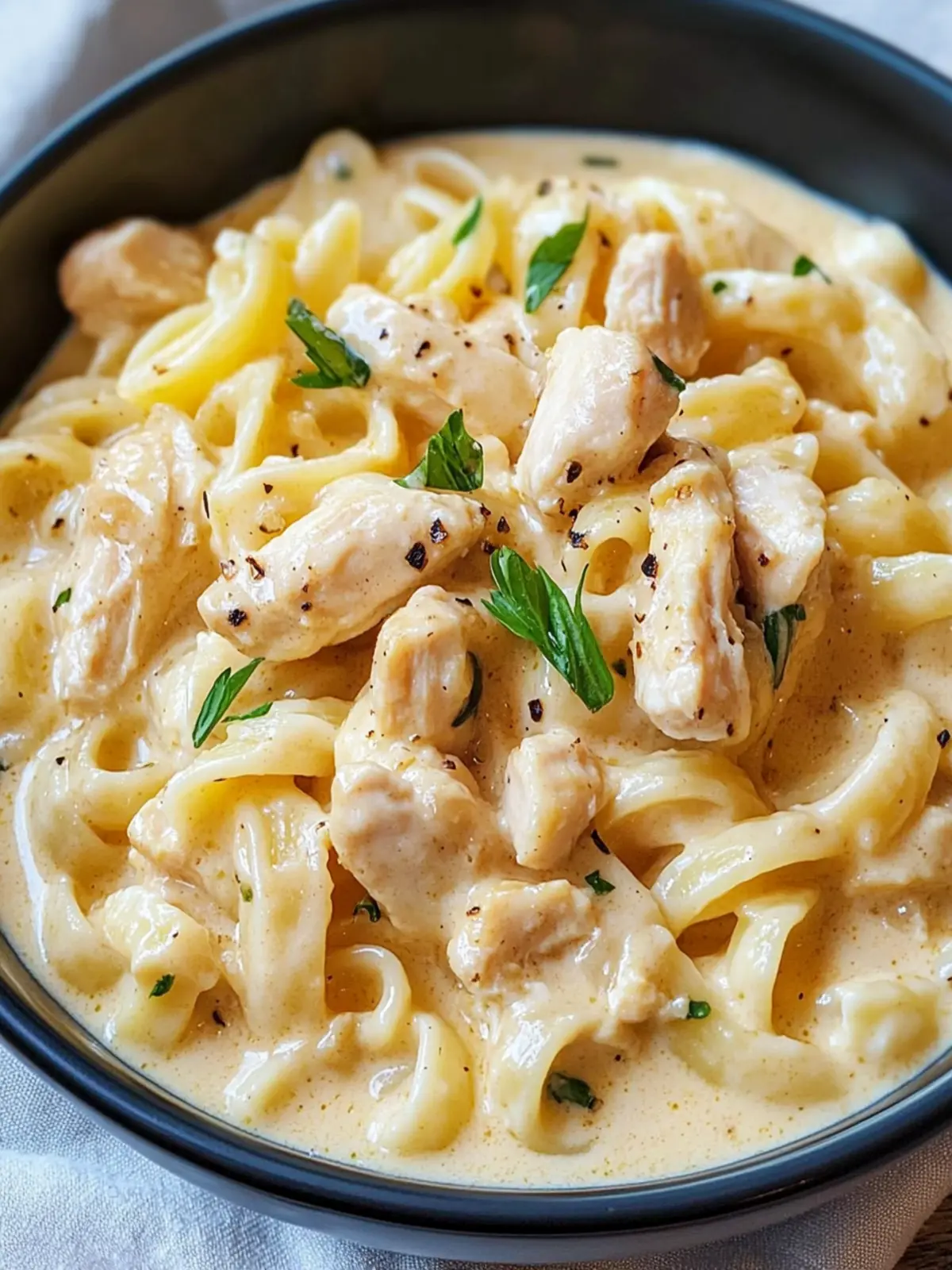 Instant Pot Creamy Garlic Chicken Pasta That's Pure Comfort 5 Instant Pot Creamy Garlic Chicken Pasta
