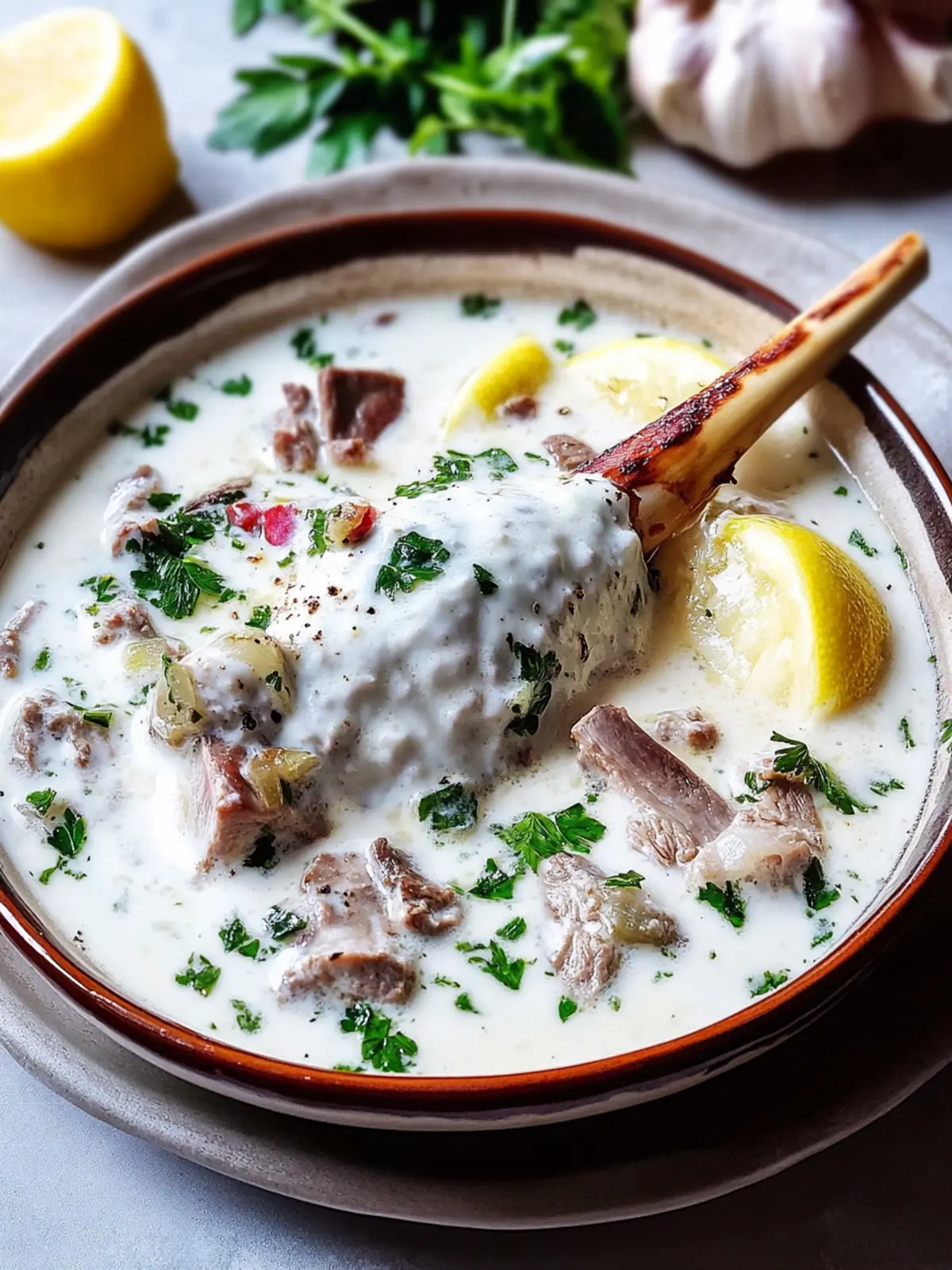 Delicious Syrian Shakriyeh: Comforting Lamb & Yogurt Stew 5 Syrian Shakriyeh (Lamb & Yogurt Stew)