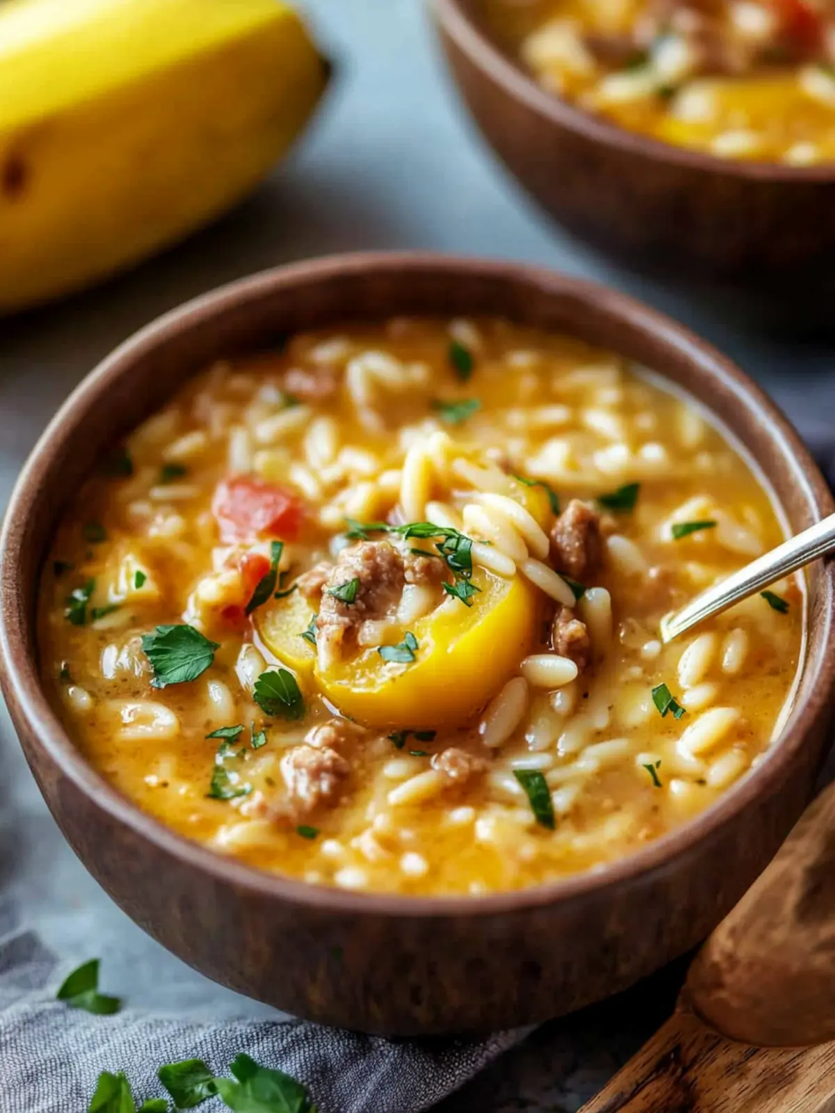 Savory Orzo Stuffed Banana Peppers Soup for Cozy Nights 3 Savory Orzo Stuffed Banana Peppers Soup