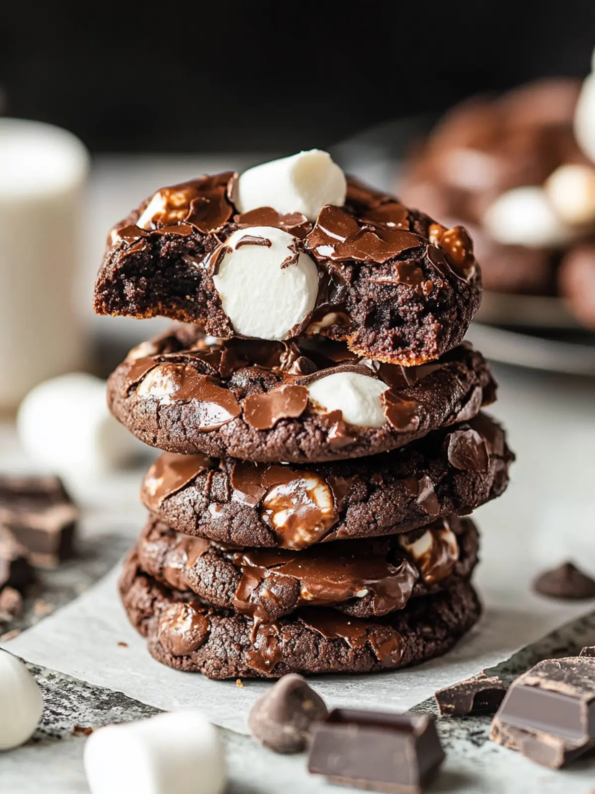 Indulgent Marshmallow Chocolate Fudge Cookies You’ll Love 5 Marshmallow Chocolate Fudge Cookies