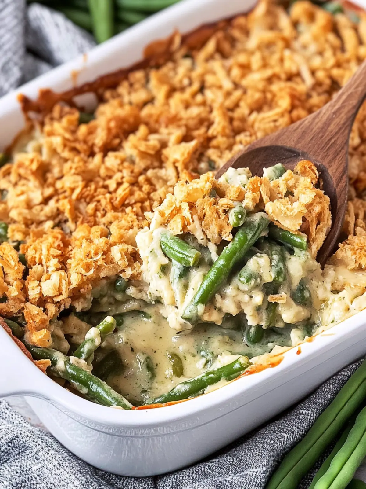 Delicious Green Bean Casserole for a Cozy Family Feast 3 Green Bean Casserole