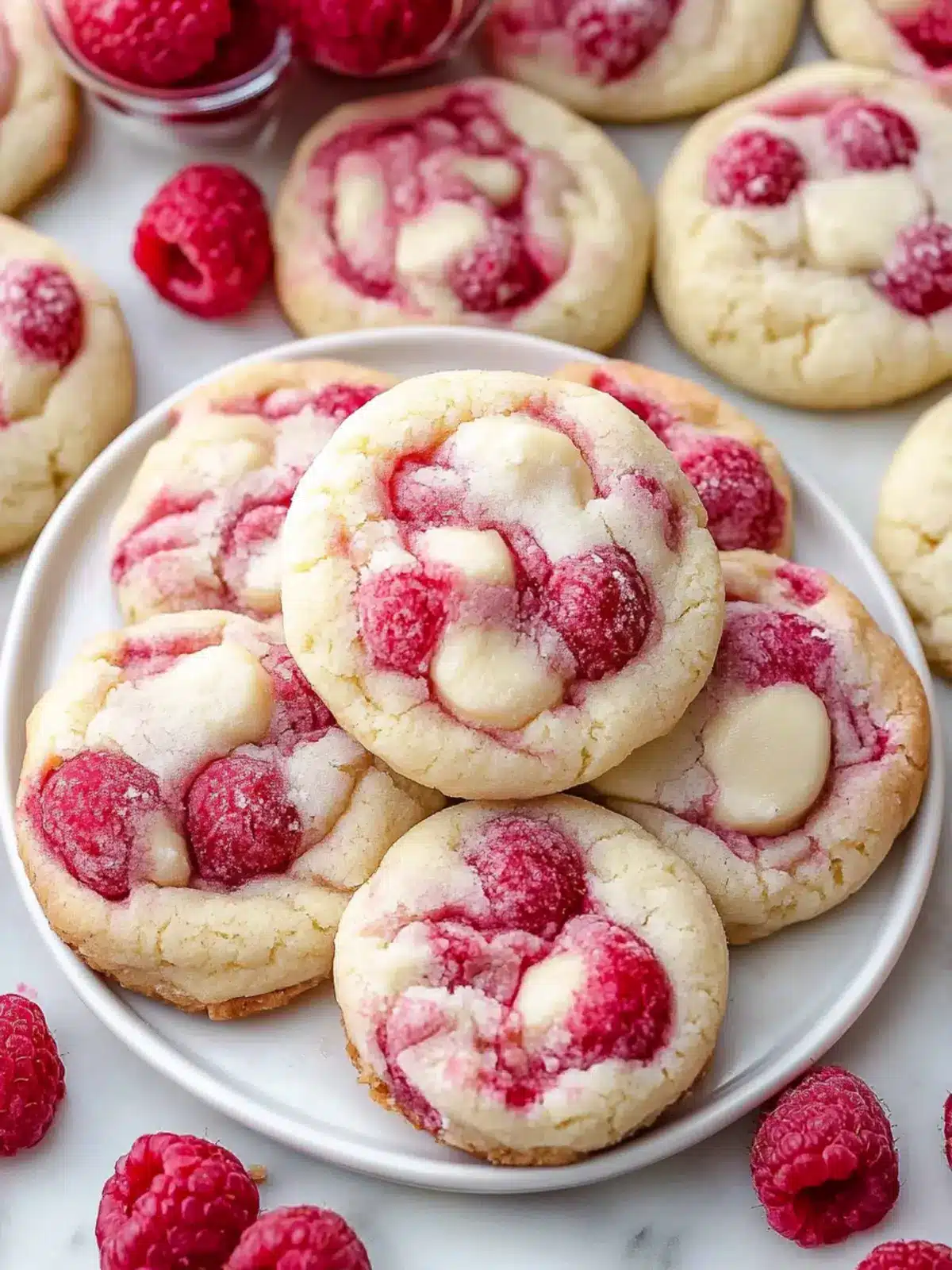 Raspberry White Chocolate Cheesecake Cookies You’ll Crave 5 Raspberry White Chocolate Cheesecake Cookies