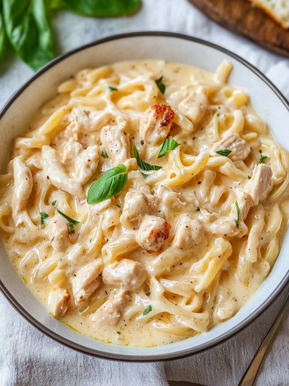 Instant Pot Creamy Garlic Chicken Pasta That's Pure Comfort 3 Instant Pot Creamy Garlic Chicken Pasta