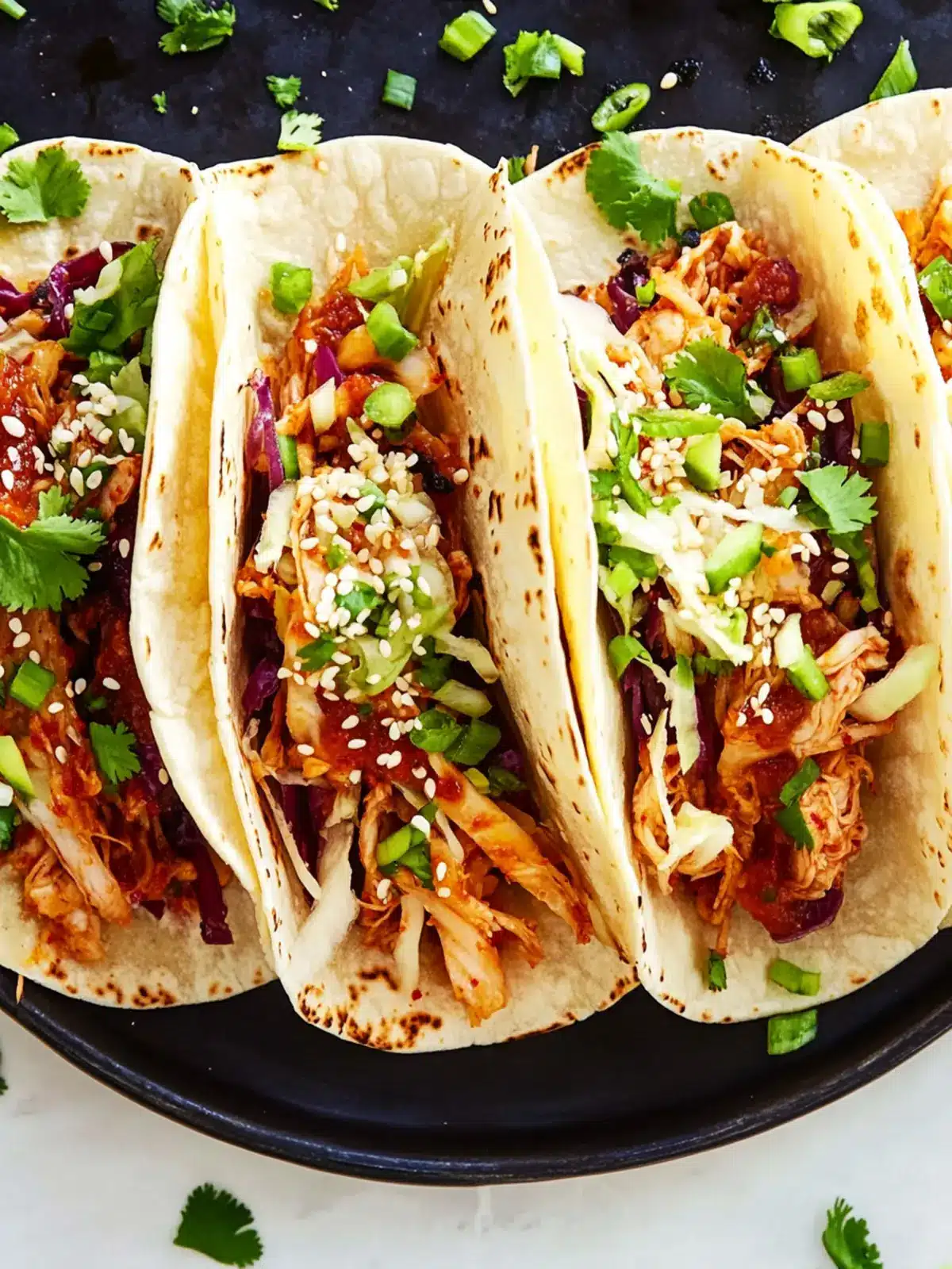 Savory Korean BBQ Tacos with Quick Kimchi You'll Love 4 Korean BBQ Tacos with Quick Kimchi