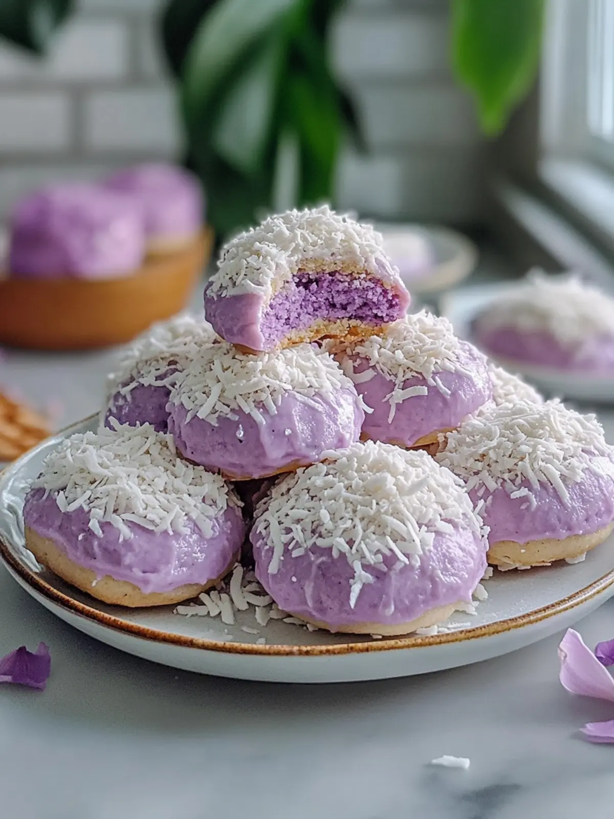 Coconut Ube Besito Cookies: A Tropical Treat You'll Love 4 Coconut Ube Besito Cookies