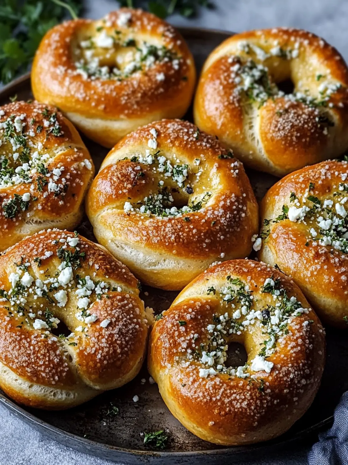 Mouthwatering Feta Herb Pretzels You Can’t Resist 3 Feta Herb Pretzels