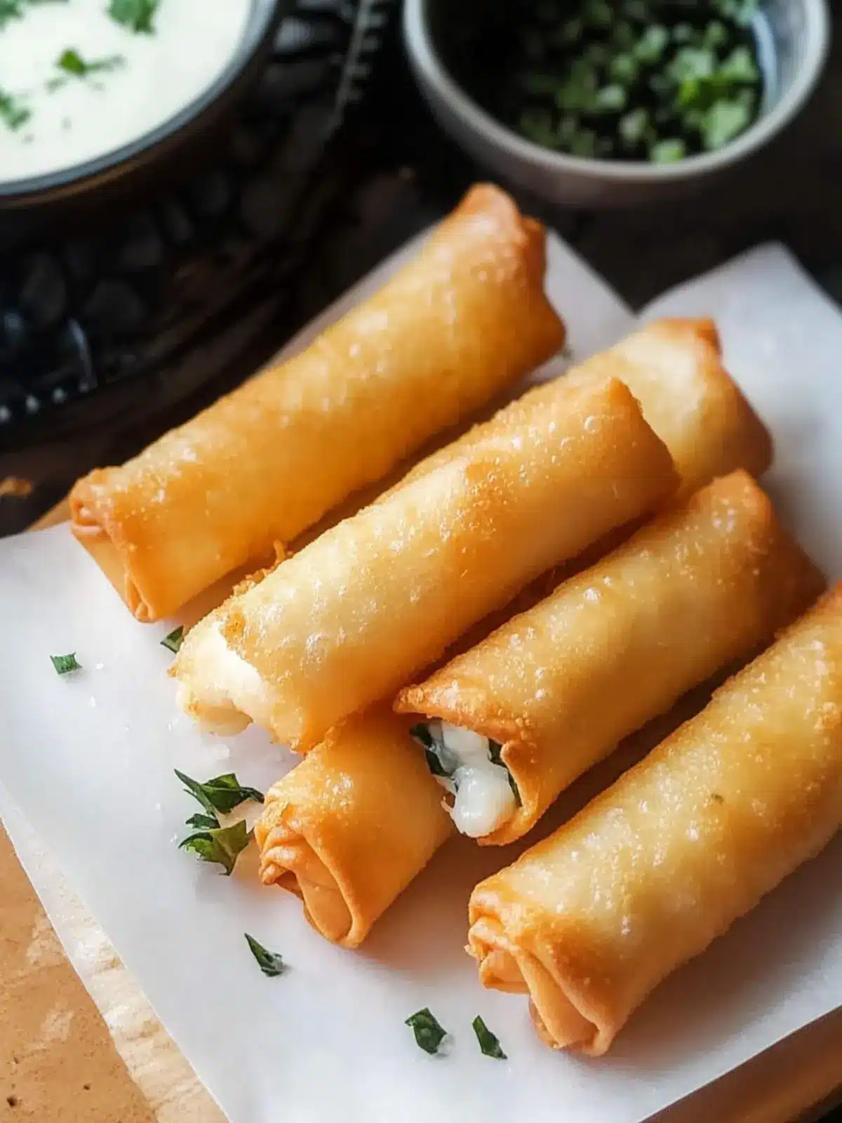 Crispy Cheese Rolls: Irresistible Sigara Boregi Recipe at Home 3 Sigara Boregi (Crispy Cheese Rolls)