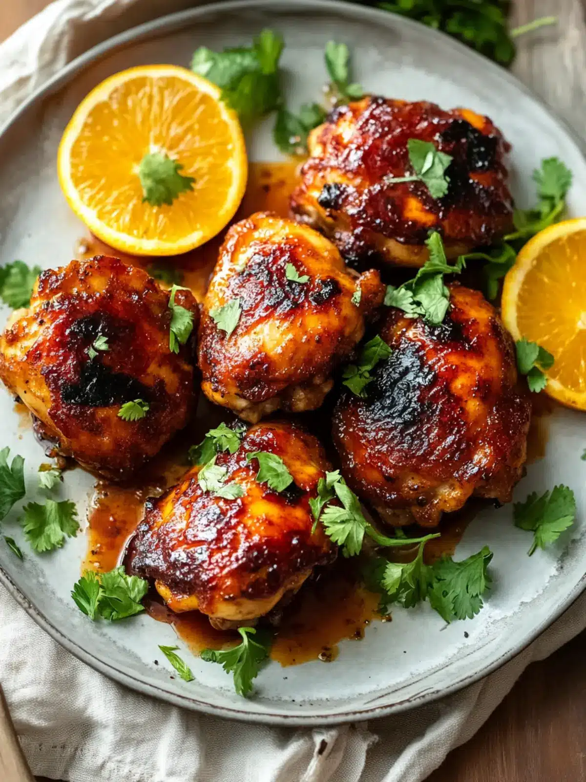 Spicy-Sweet Harissa Orange Chicken Thighs to Wow Your Tastebuds 5 Spicy-Sweet Harissa Orange Chicken Thighs