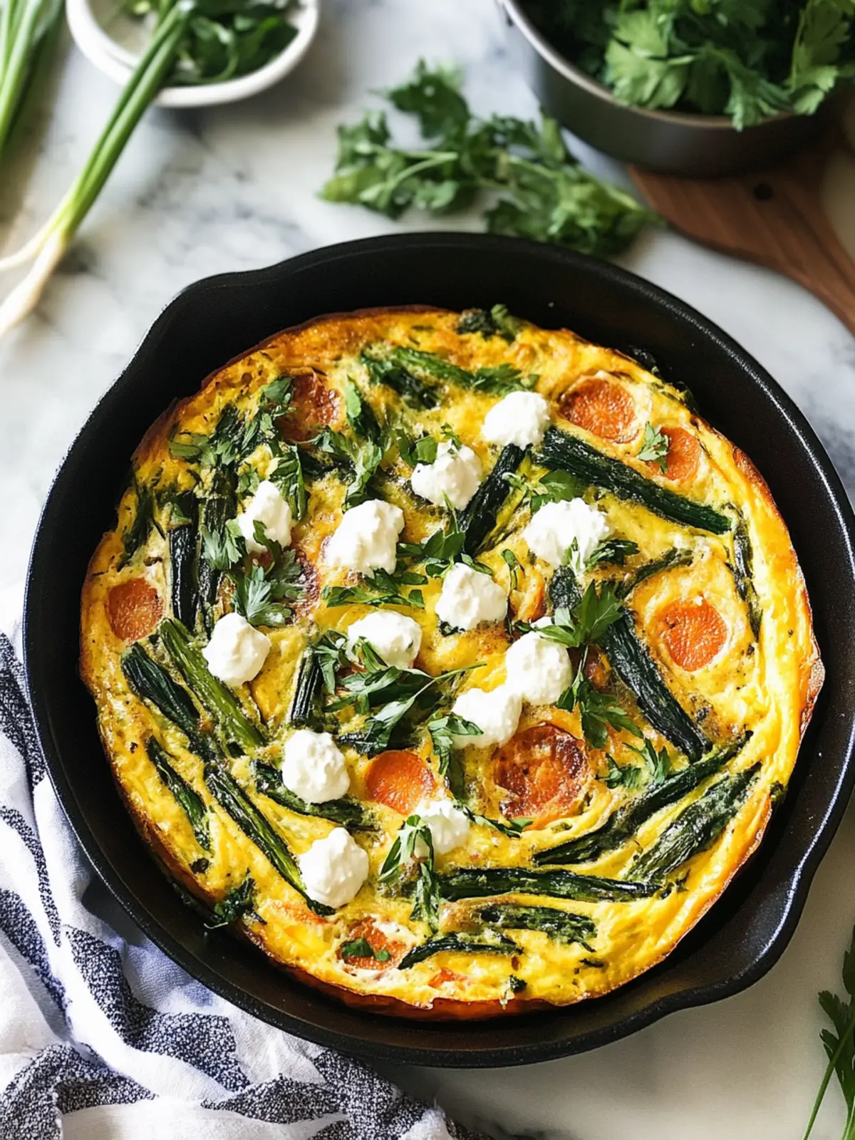 Delicious Spring Vegetable Frittata for a Wholesome Brunch 2 Spring Vegetable Frittata