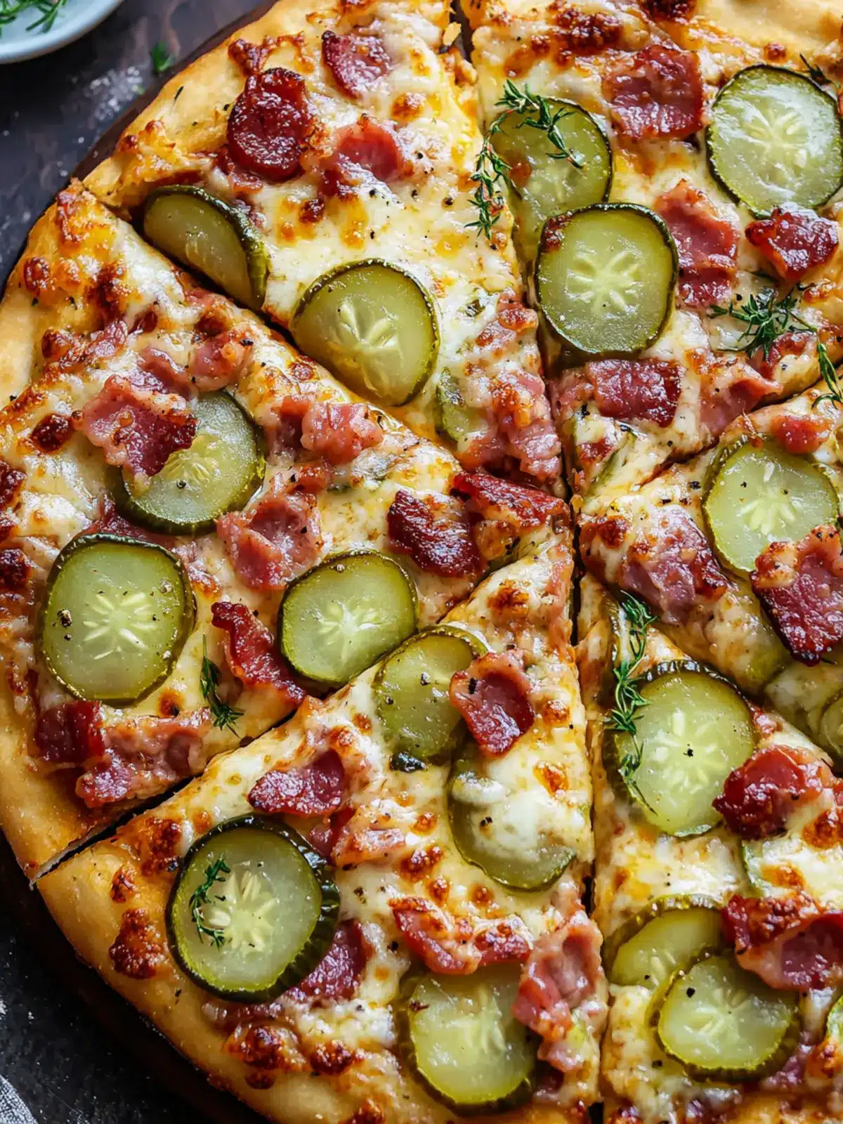 Bacon Pickle Pizza: A Crazy Delicious Twist on Comfort Food 3 Bacon Pickle Pizza