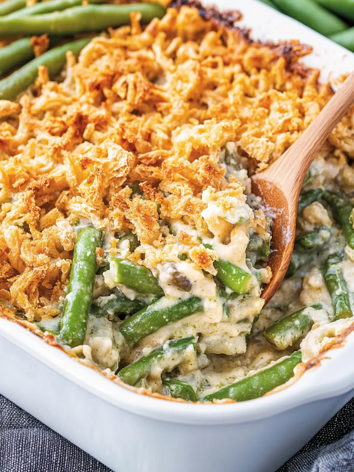 Delicious Green Bean Casserole for a Cozy Family Feast 4 Green Bean Casserole