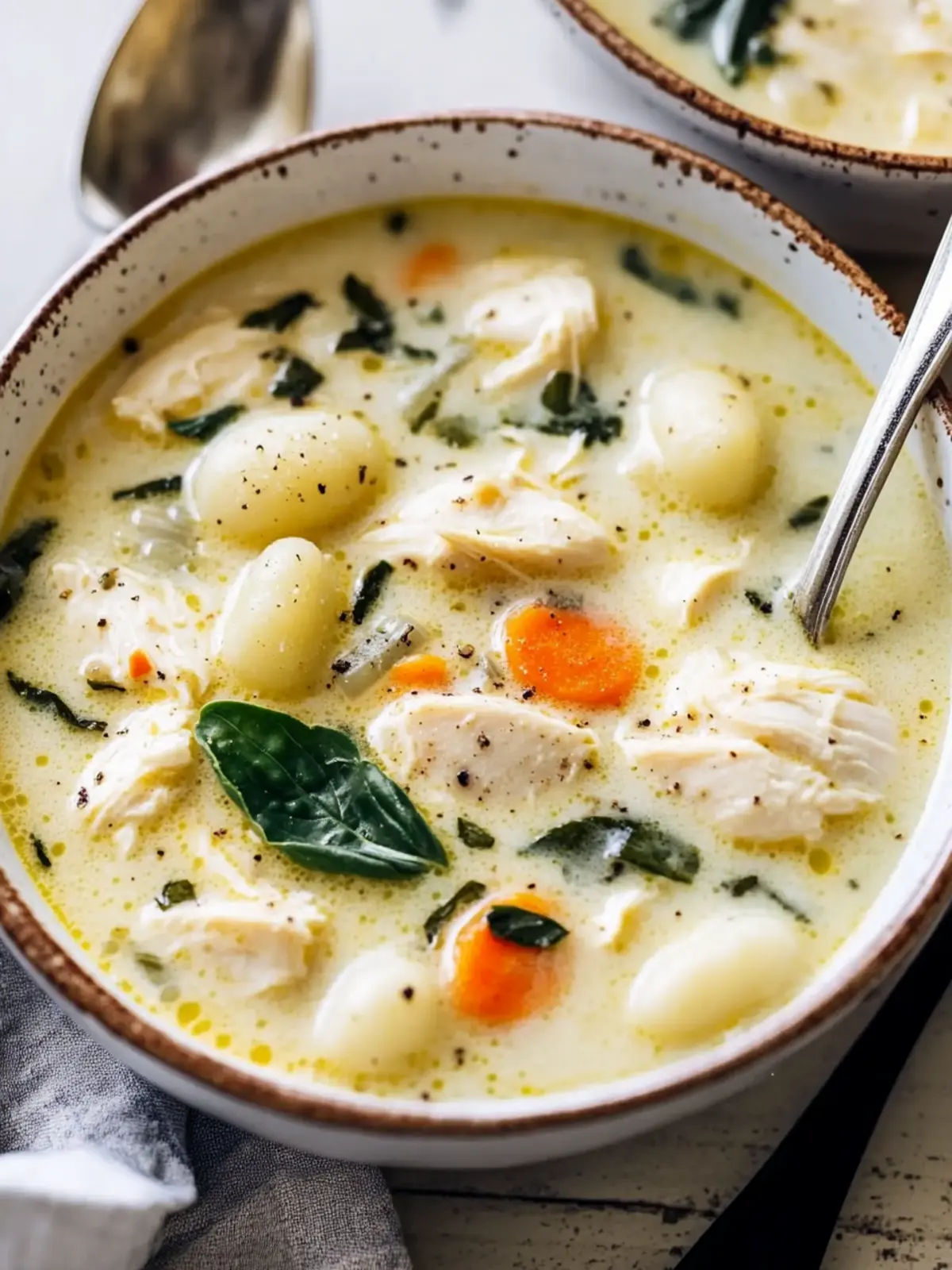 Delicious Copycat Olive Garden Chicken Gnocchi Soup at Home 3 Copycat Olive Garden Chicken Gnocchi Soup