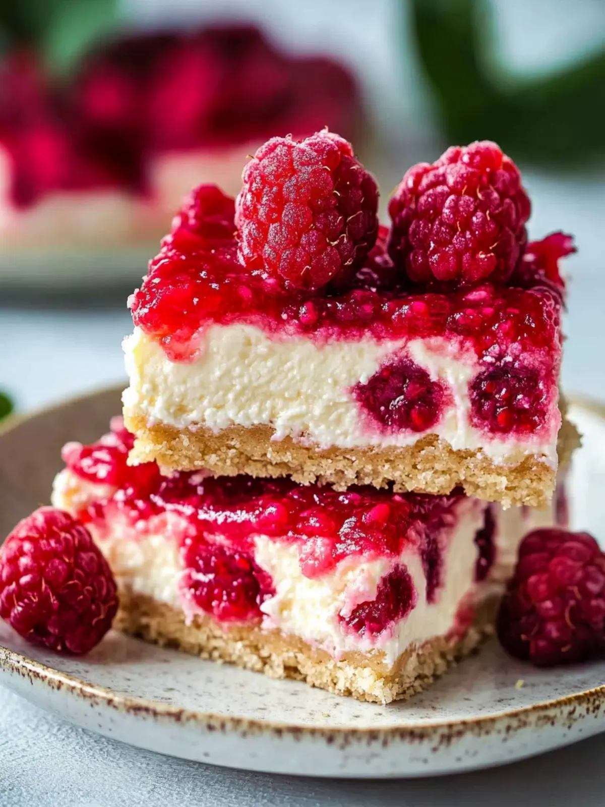 Decadent Raspberry Cream Cheese Bars You'll Adore 2 Raspberry Cream Cheese Bars