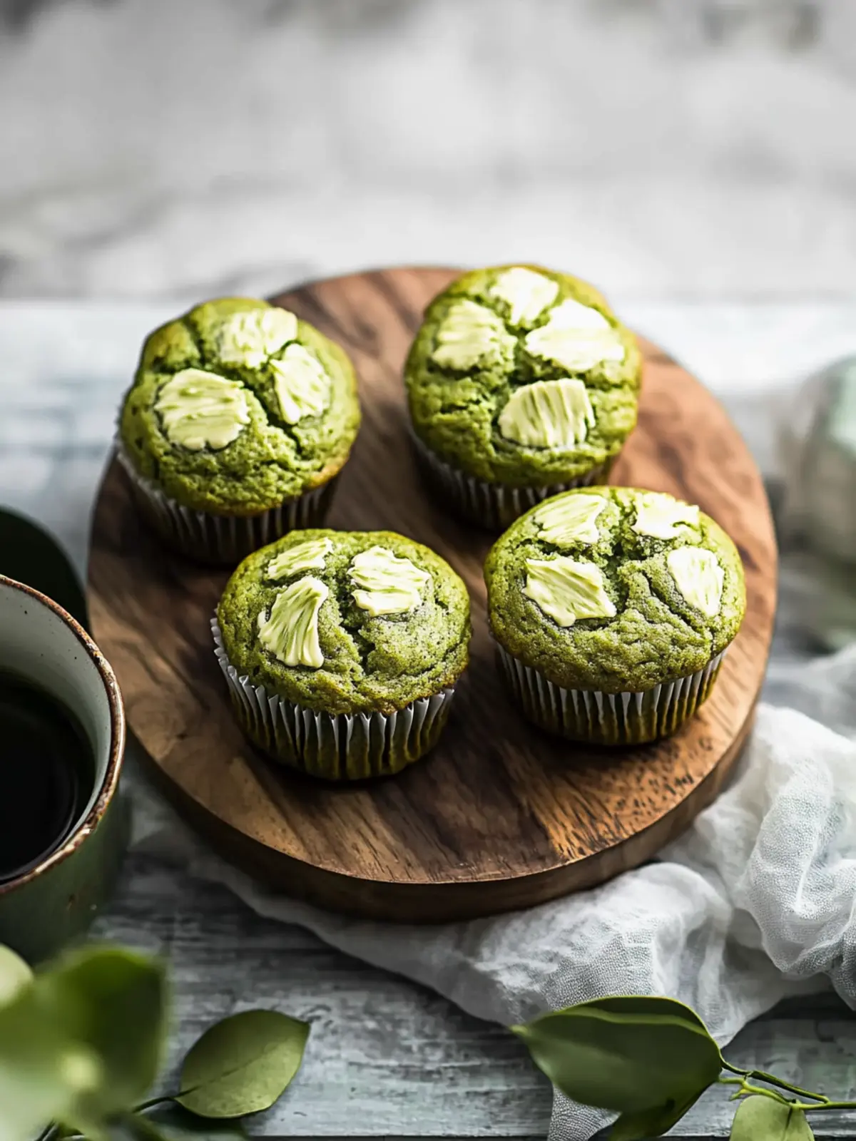 Deliciously Green Matcha Muffins for a Healthy Snack 3 Matcha Muffins