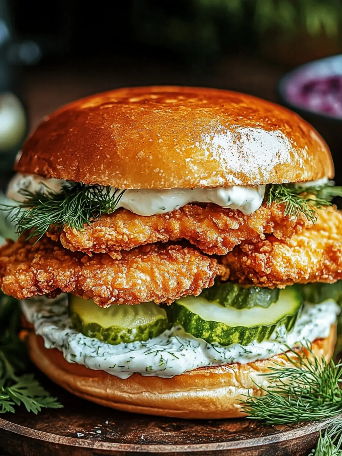 Crispy Dill Chicken Sandwich: Homemade Crunchy Bliss 3 Crispy Dill Chicken Sandwich