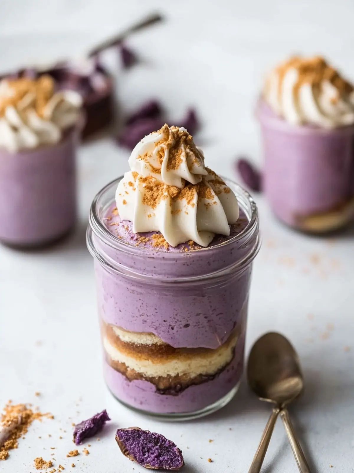 Creamy Ube Tiramisu in a Jar: No-Bake Delight in 20 Minutes 3 Ube Tiramisu in a Jar