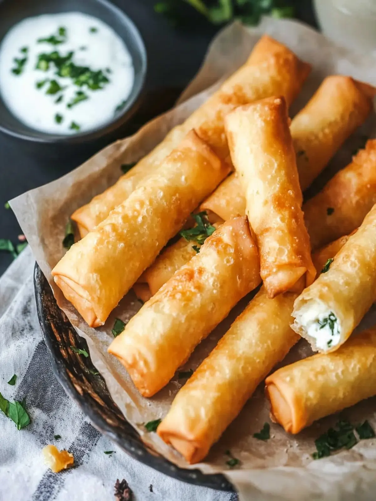 Crispy Cheese Rolls: Irresistible Sigara Boregi Recipe at Home 5 Sigara Boregi (Crispy Cheese Rolls)
