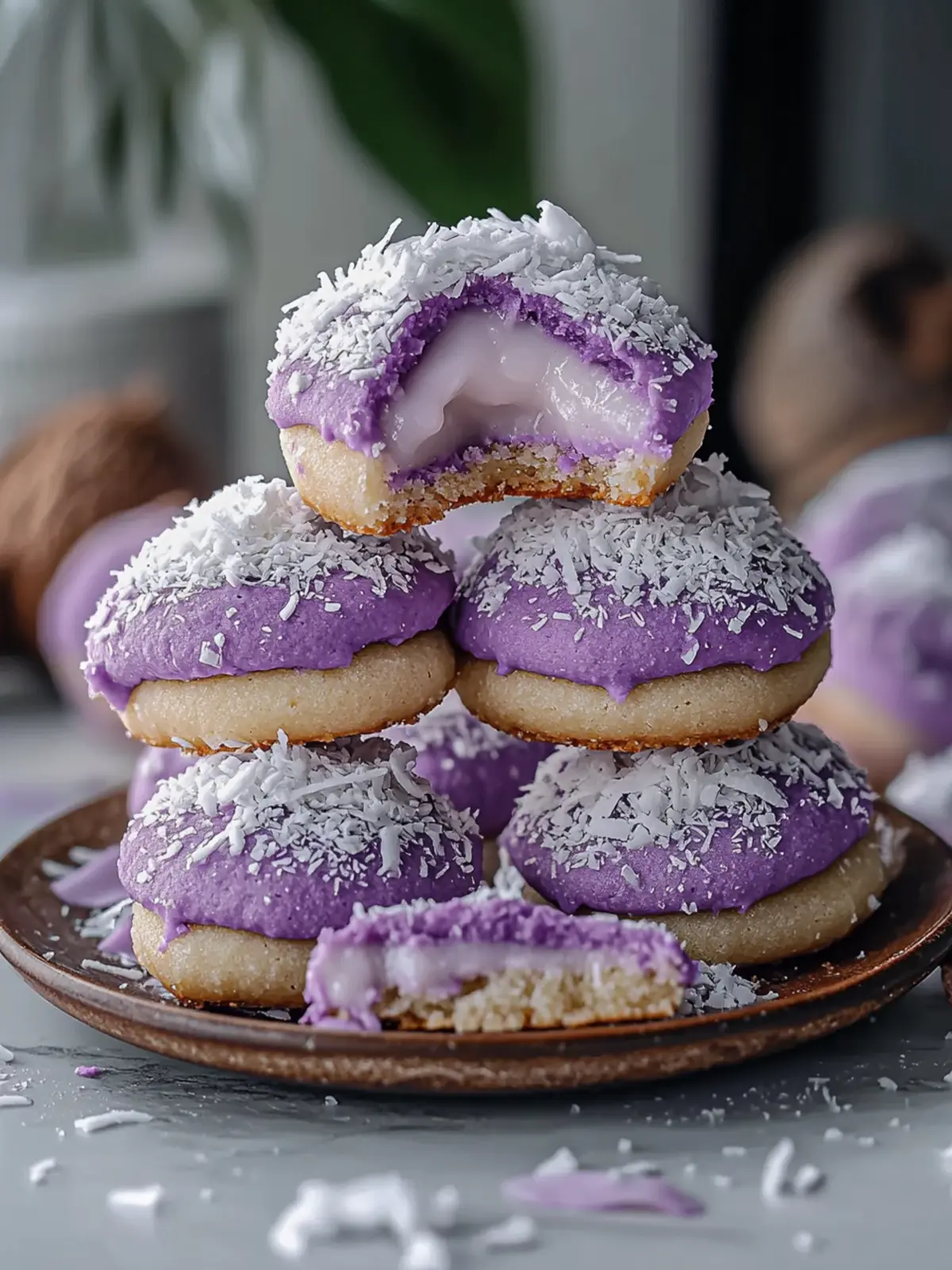 Coconut Ube Besito Cookies: A Tropical Treat You'll Love 3 Coconut Ube Besito Cookies