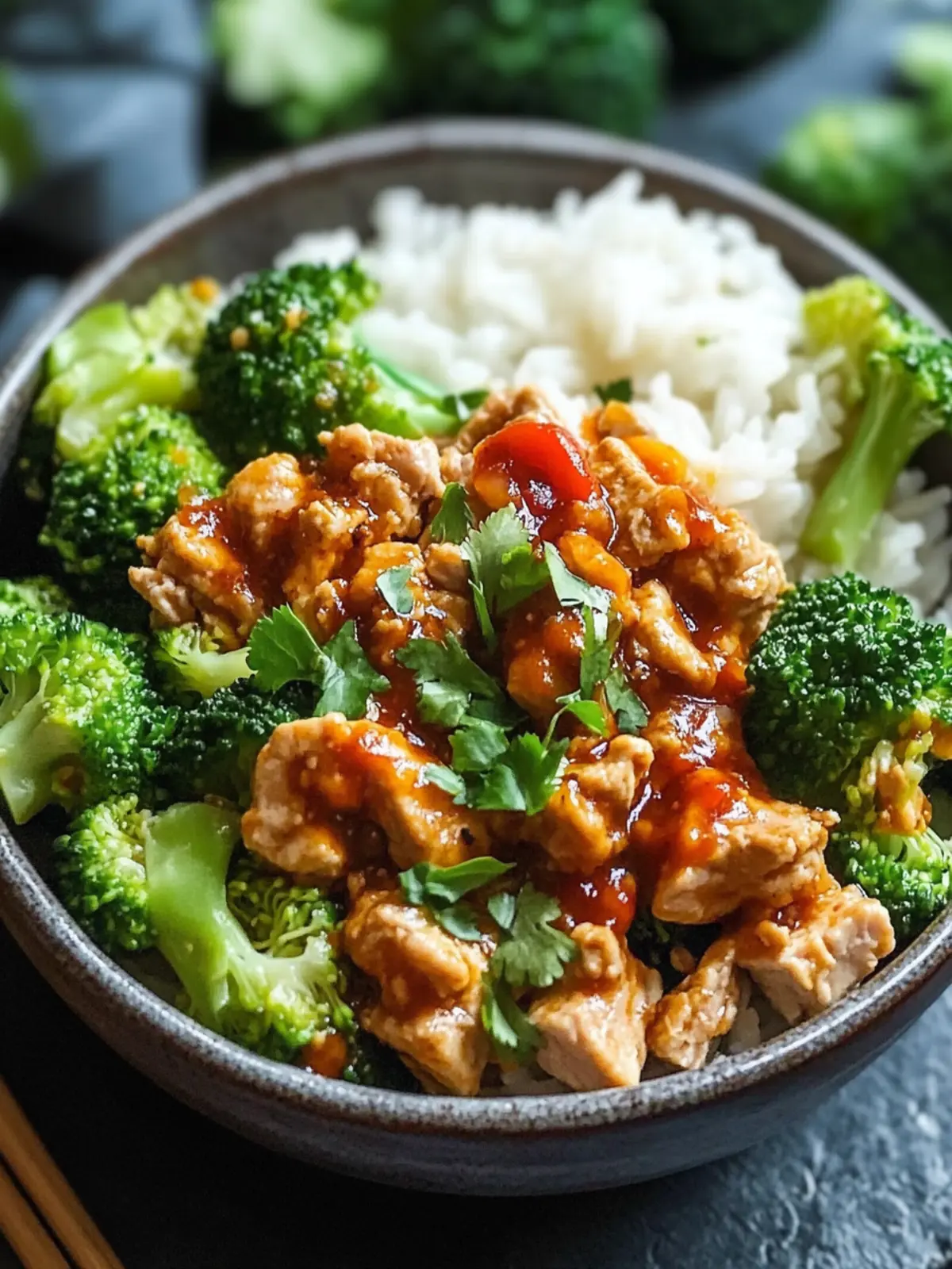 Sweet Spicy Turkey Broccoli Bowls Ready in 30 Minutes! 5 Sweet Spicy Turkey Broccoli Bowls