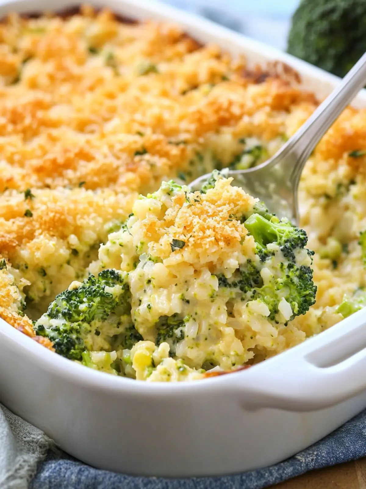 Homemade Broccoli Rice Casserole: Comfort Food Bliss 2 Homemade Broccoli Rice Casserole