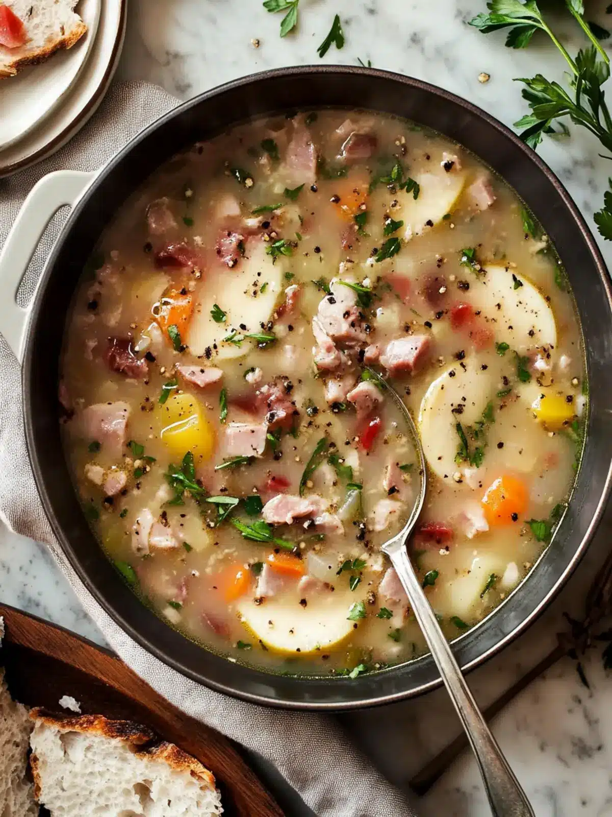 Wholesome Leftover Hambone Soup to Warm Your Soul 3 Leftover Hambone Soup