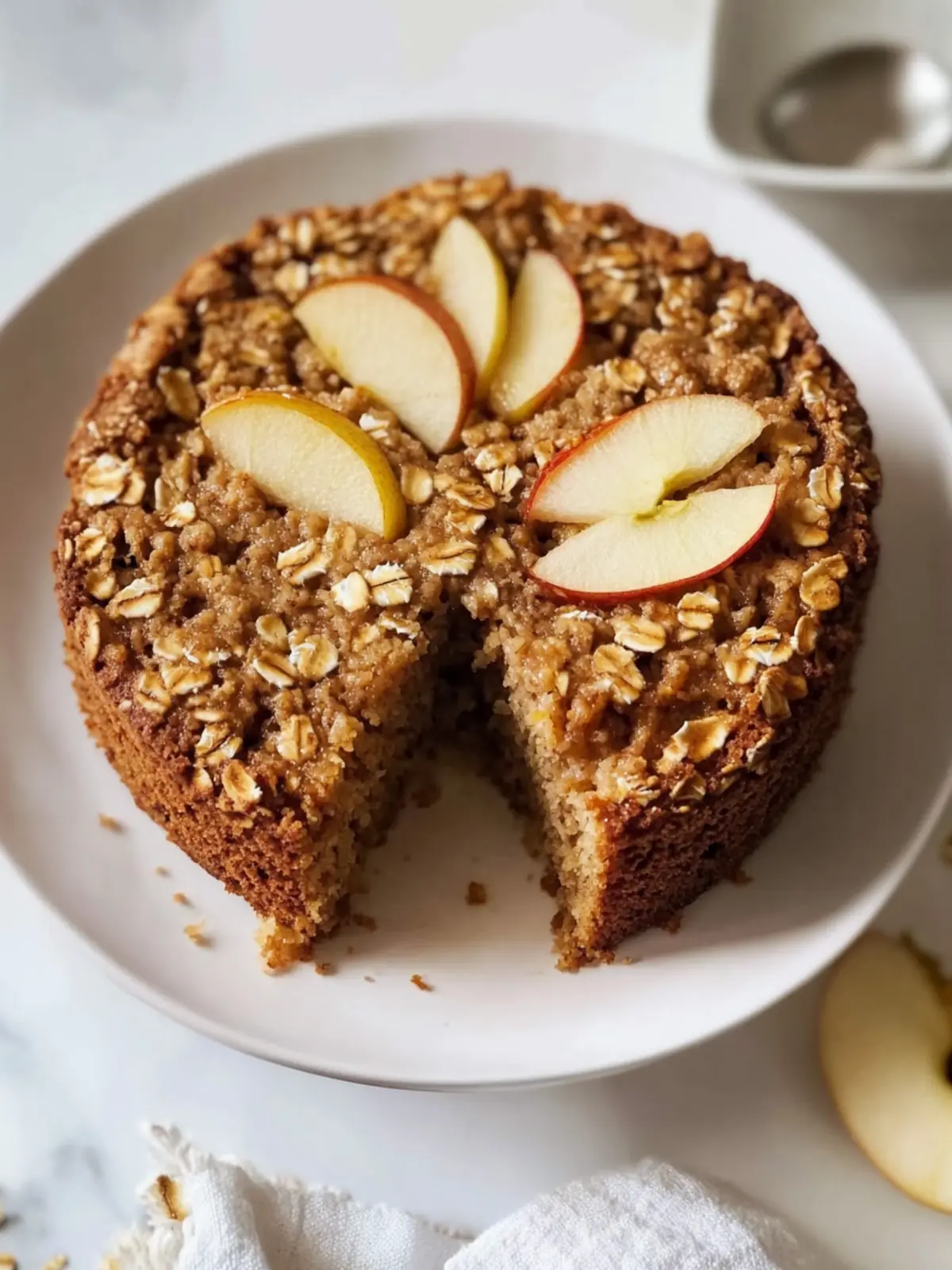 Healthy Breakfast Oatmeal Apple Cake for Joyful Mornings 3 Healthy Breakfast Oatmeal Apple Cake