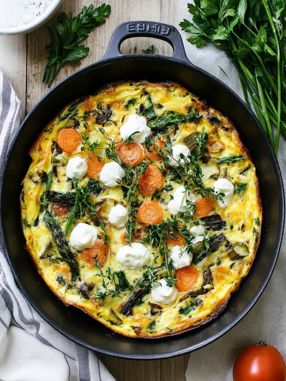 Delicious Spring Vegetable Frittata for a Wholesome Brunch 5 Spring Vegetable Frittata