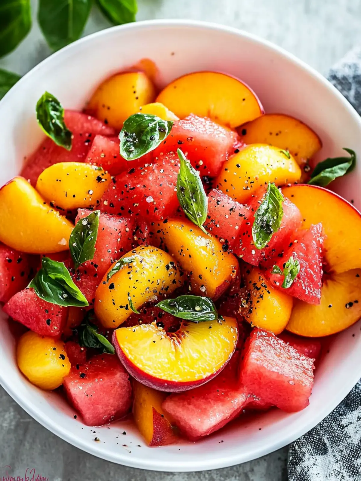 Easy Summer Peach Watermelon Salad: A Refreshing Twist You’ll Love 4 Easy Summer Peach Watermelon Salad