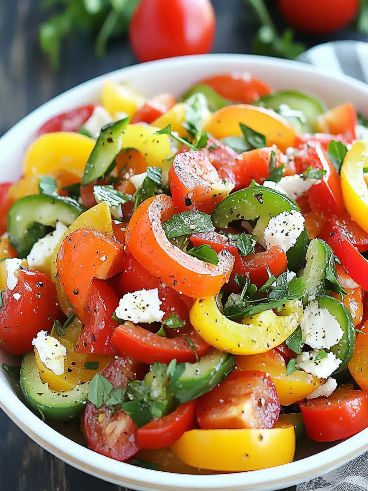 Super Easy Bell Pepper Salad That Comes Together in 15 Minutes 5 Super Easy Bell Pepper Salad