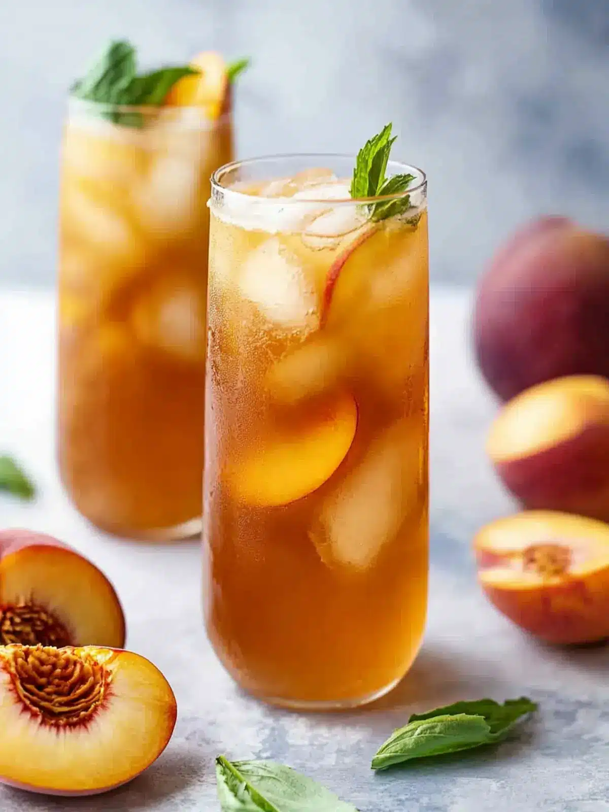 Delicious 3 Ingredient Peach Iced Tea Recipe You'll Love 4 3 ingredient Peach Iced Tea recipe