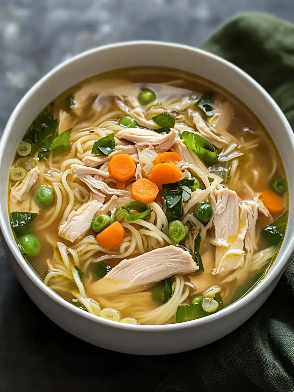 Aromatic Ginger Scallion Chicken Noodle Soup to Warm Your Soul 5 Aromatic Ginger Scallion Chicken Noodle Soup