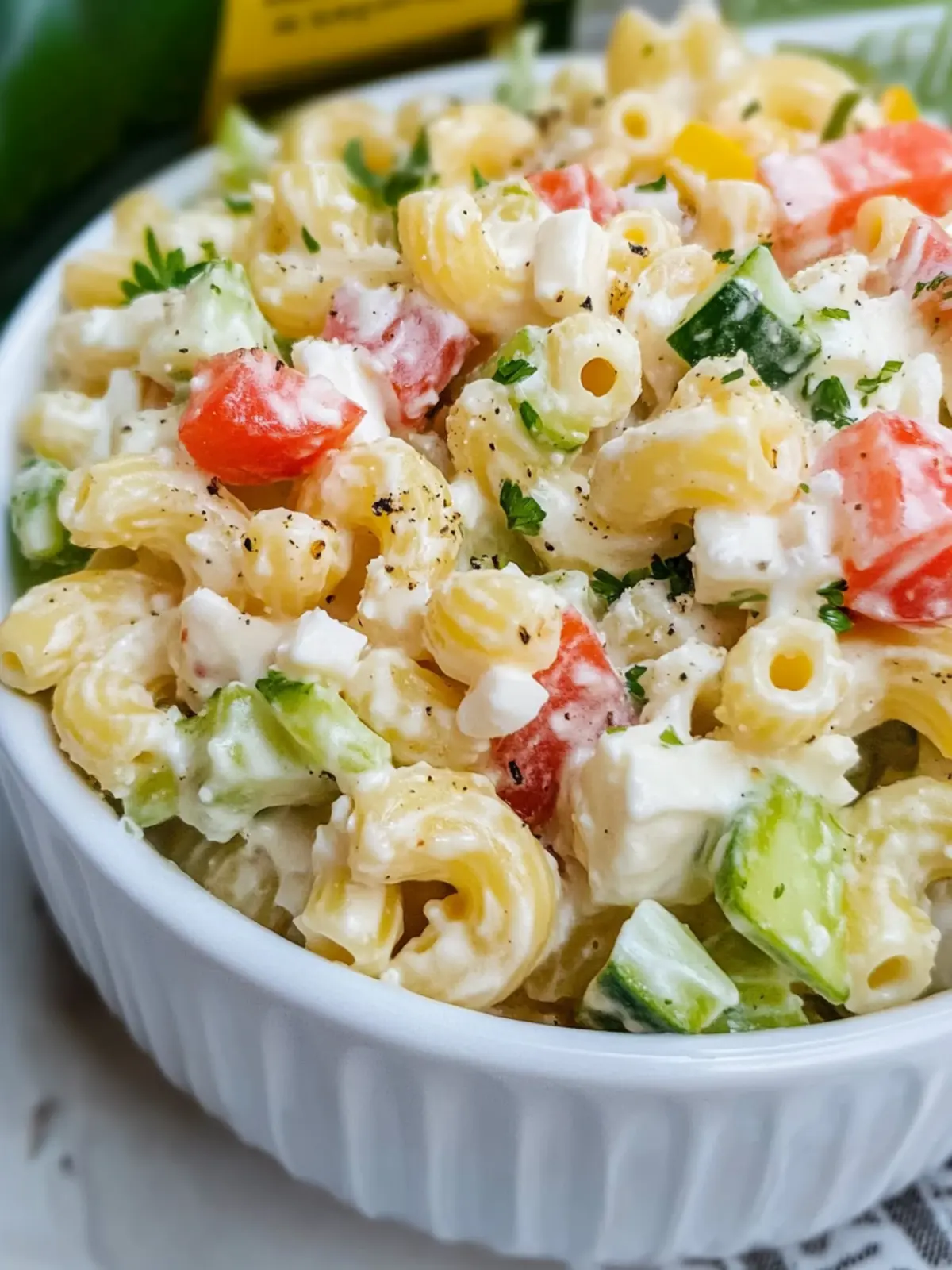 Delicious Summer Greek Yogurt Macaroni Salad Your BBQ Essential 5 Summer Greek Yogurt Macaroni Salad