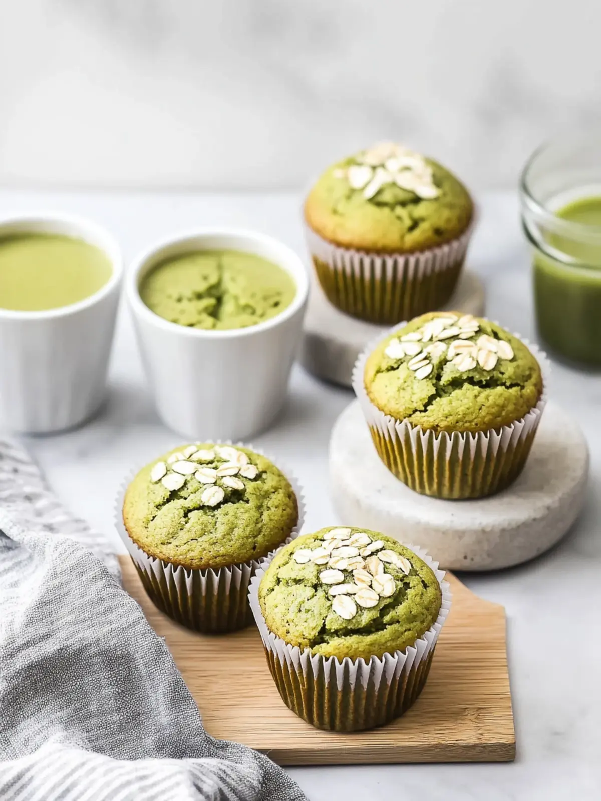 Deliciously Green Matcha Muffins for a Healthy Snack 4 Matcha Muffins