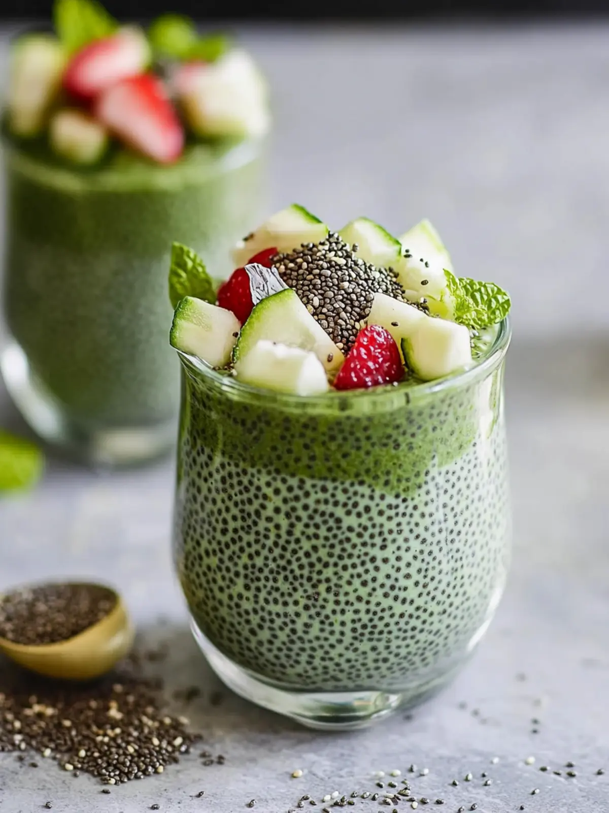 Creamy 10-Minute Matcha Chia Pudding for Vegan Delights 2 10-Minute Creamy Matcha Chia Pudding (Vegan)