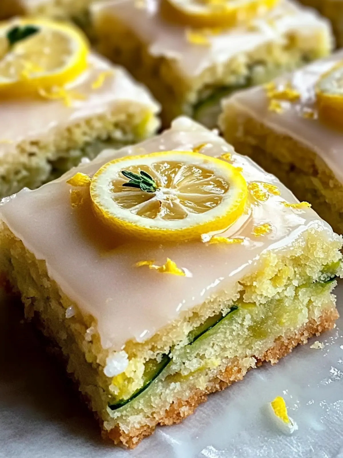 Lemon Zucchini Bars with Glaze Recipe You’ll Love at First Bite 5 Lemon Zucchini Bars with Glaze Recipe!
