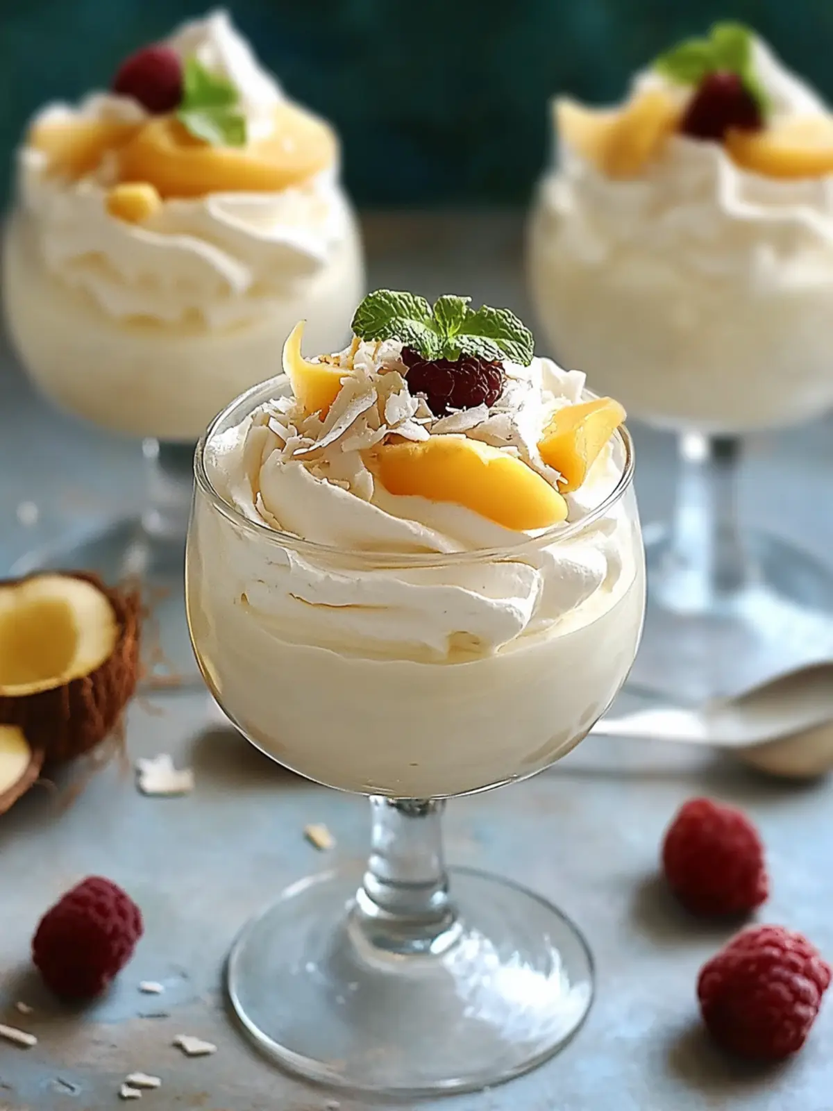 Indulge in Light and Dreamy Coconut Mousse Bliss 2 Coconut Mousse