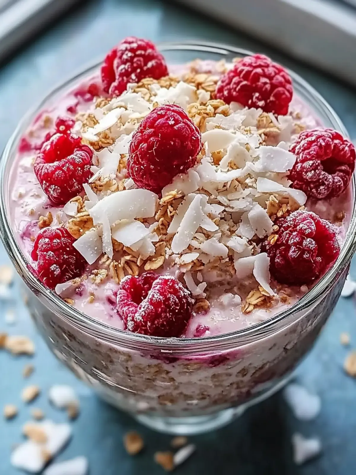 Delicious Raspberry Coconut Overnight Oats for Energizing Mornings 2 Raspberry Coconut Overnight Oats