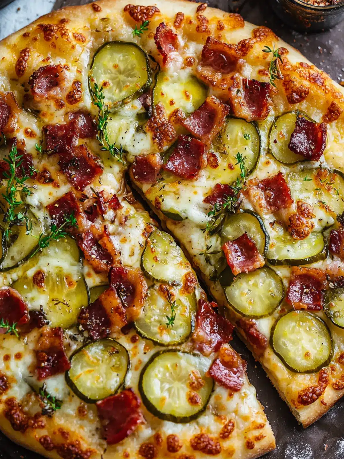 Bacon Pickle Pizza: A Crazy Delicious Twist on Comfort Food 5 Bacon Pickle Pizza