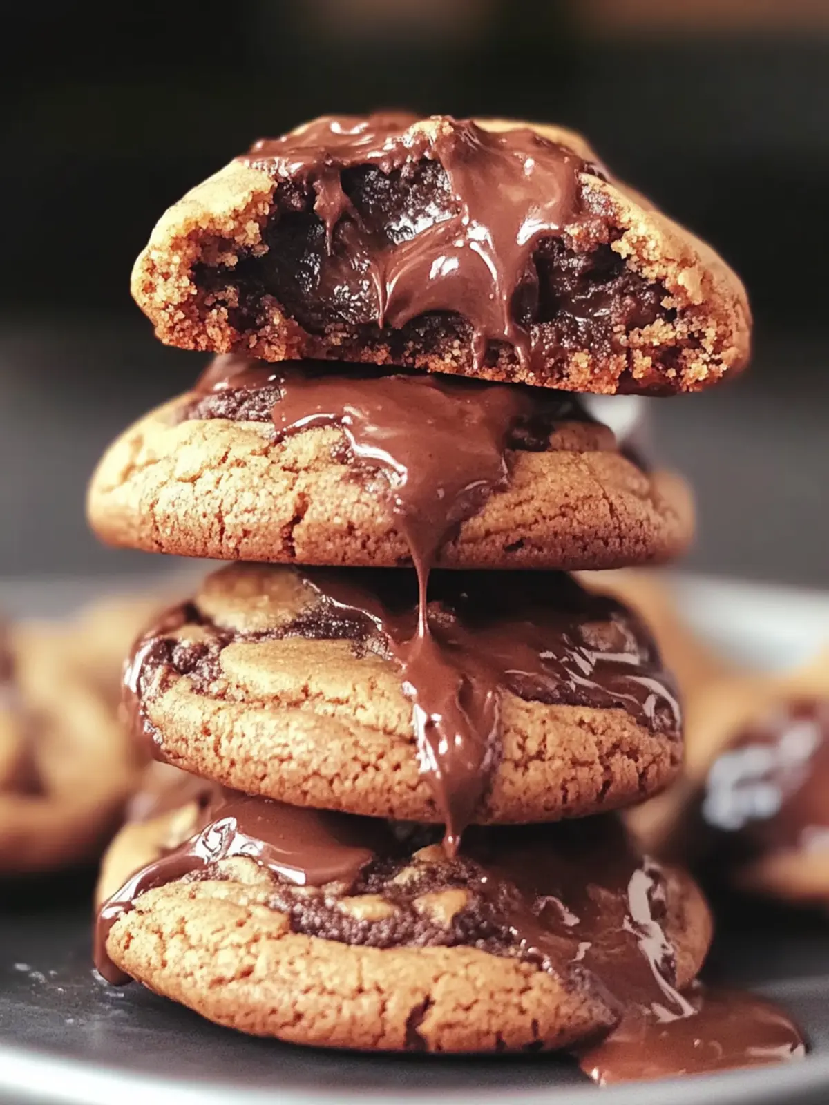 Decadent Ooey Gooey Nutella Stuffed Cookies You’ll Crave 2 Ooey Gooey Nutella Stuffed Cookies