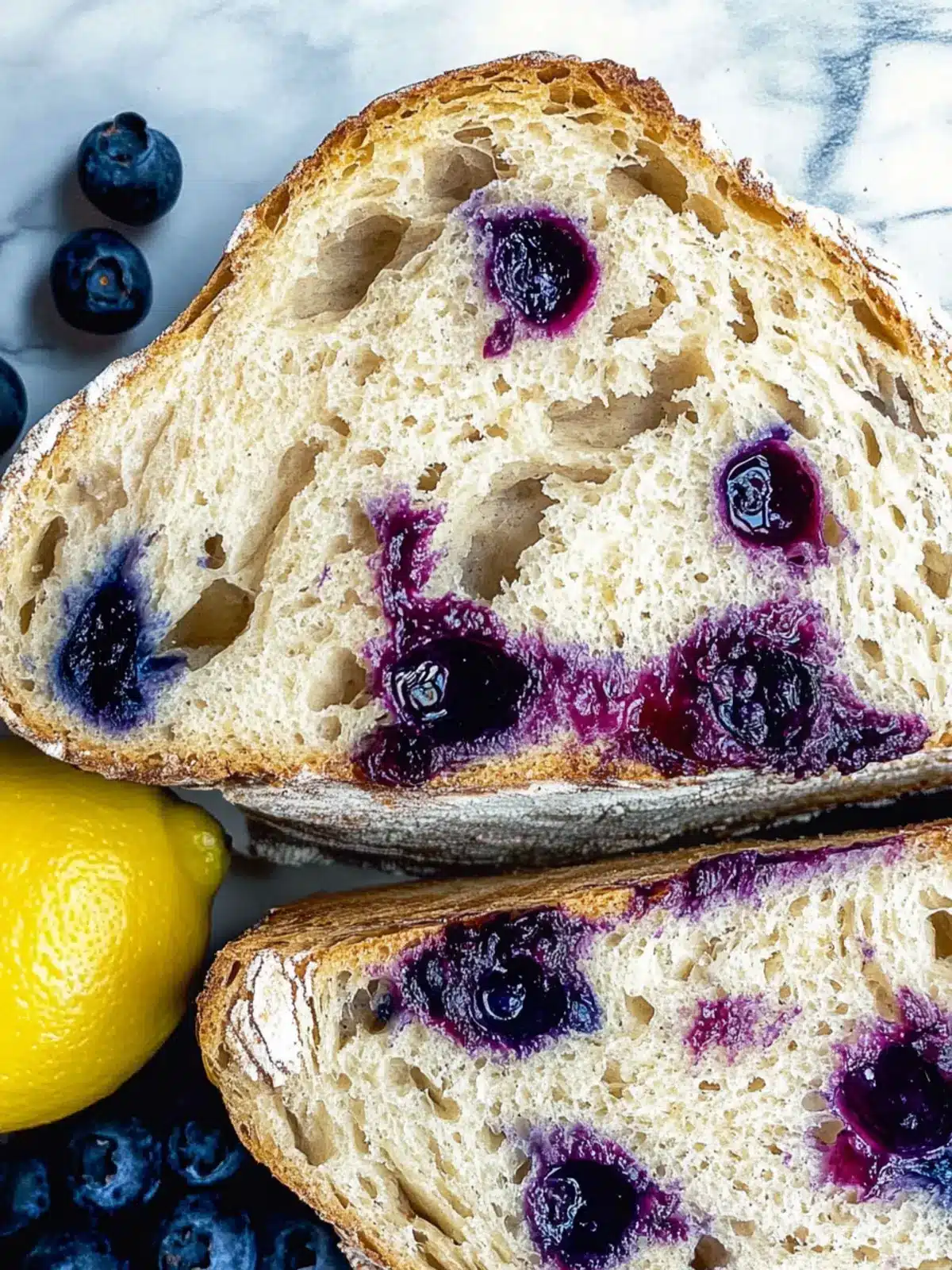 Lemon Blueberry Sourdough Bread for a Zesty Breakfast Bliss 4 Lemon Blueberry Sourdough Bread