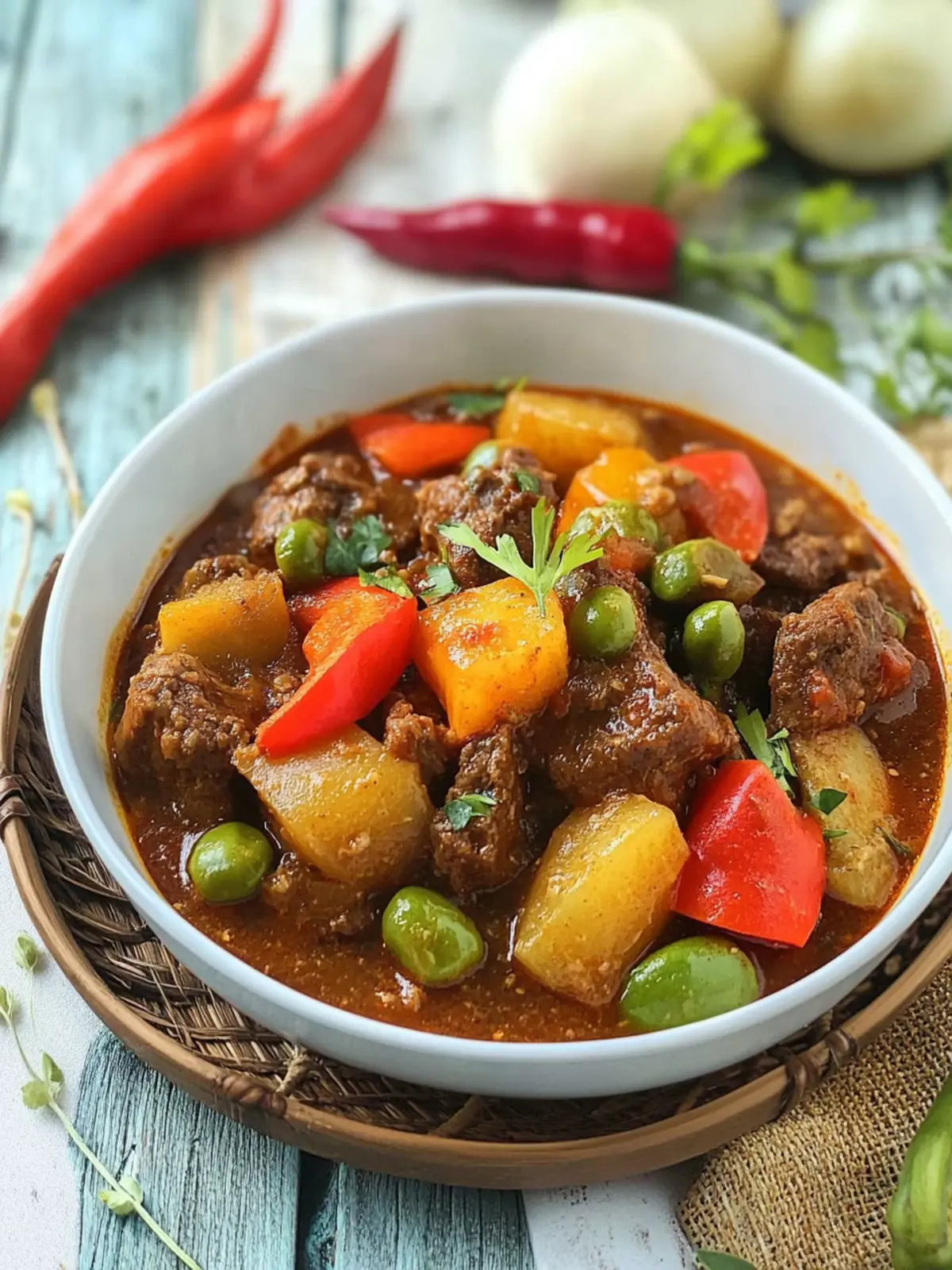 Savory Beef Kaldereta Stew for Cozy Homemade Nights 2 Beef Kaldereta