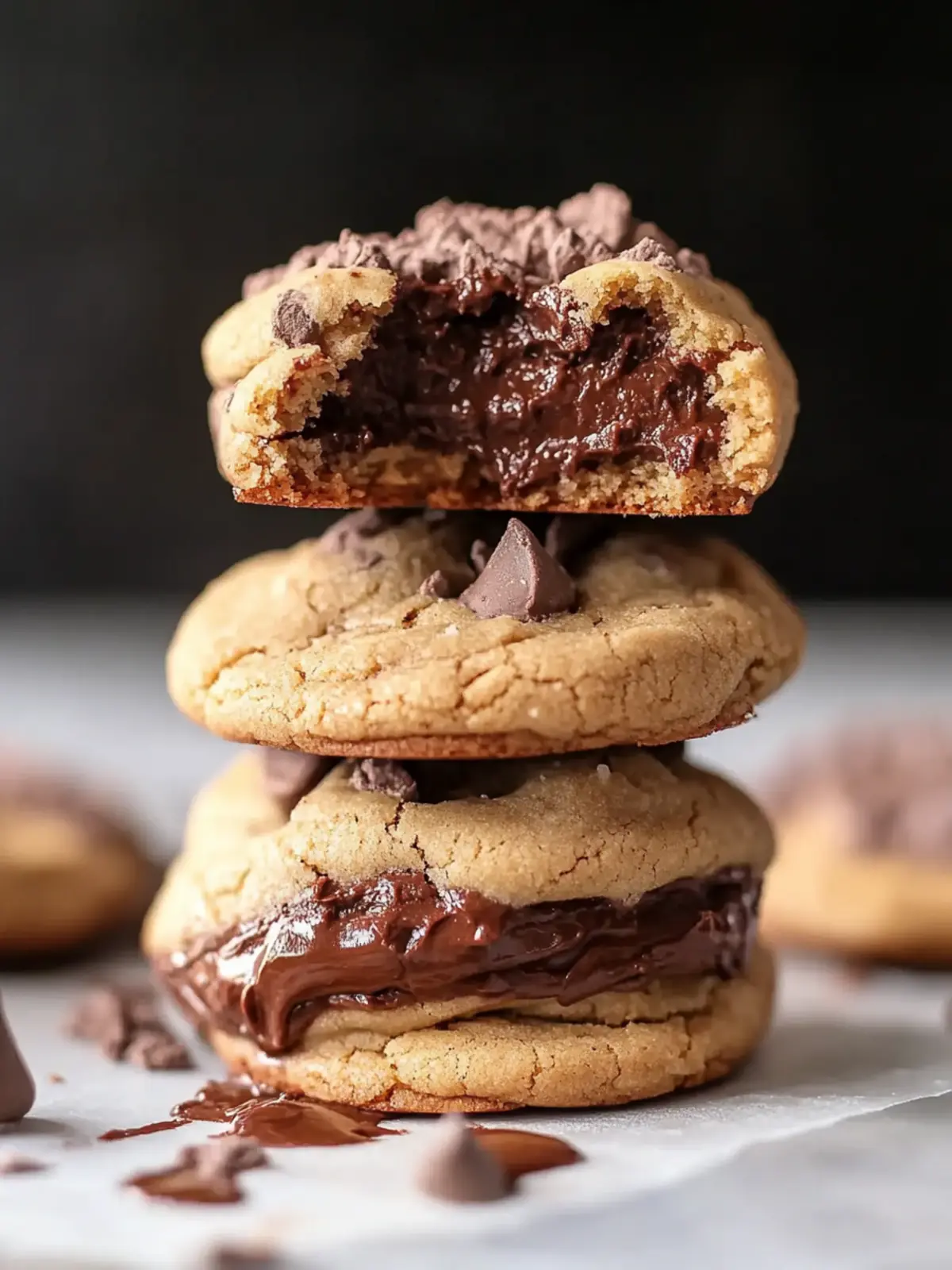 Decadent Ooey Gooey Nutella Stuffed Cookies You’ll Crave 3 Ooey Gooey Nutella Stuffed Cookies