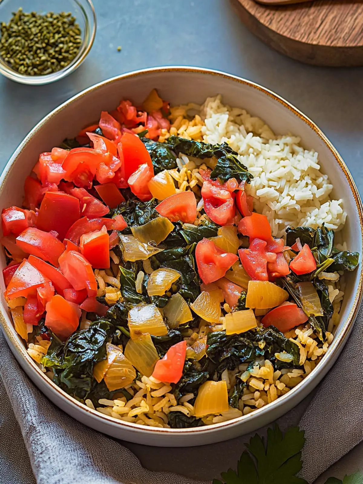 Delicious Turkish Swiss Chard with Onion, Tomato, and Rice Delight 3 Turkish Swiss Chard with Onion, Tomato, and Rice