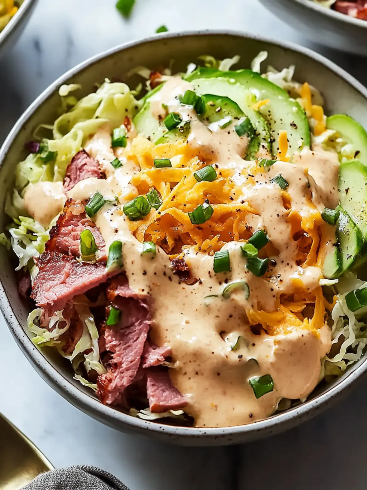 Savory Low-Carb Reuben Bowls for Guilt-Free Comfort Food 3 Low-Carb Reuben Bowls