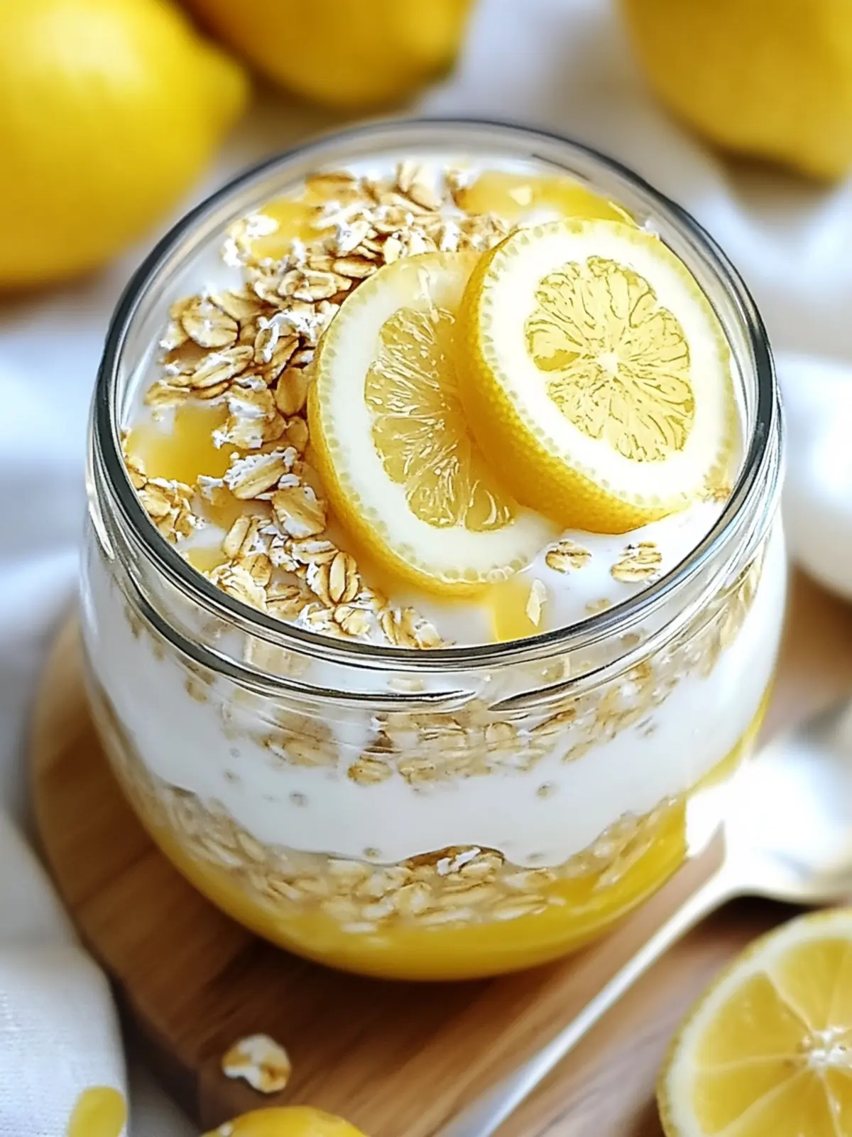 Zesty Lemon Cheesecake Overnight Oats for a Dreamy Breakfast 5 Zesty Lemon Cheesecake Overnight Oats